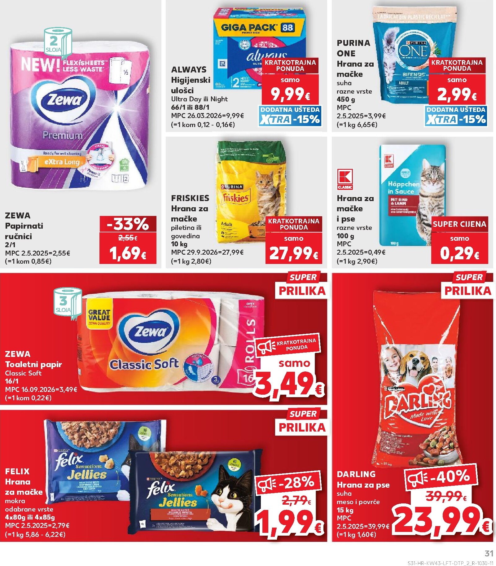 kaufland - Novi Kaufland - Ti si naš broj 1 katalog od srijede, 21.10.2026 do utorka, 27.10.2026 - page: 31