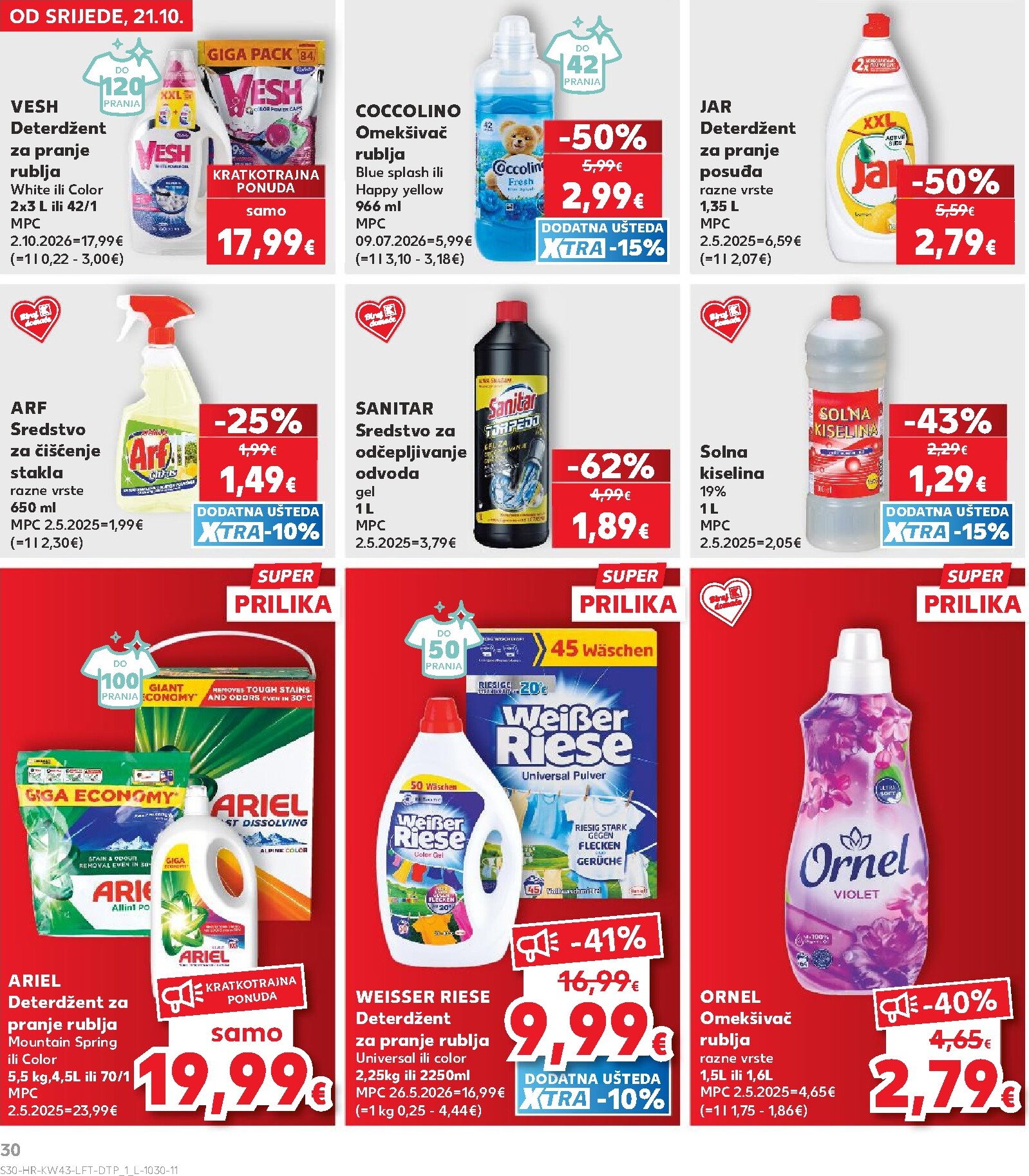 kaufland - Novi Kaufland - Ti si naš broj 1 katalog od srijede, 21.10.2026 do utorka, 27.10.2026 - page: 30