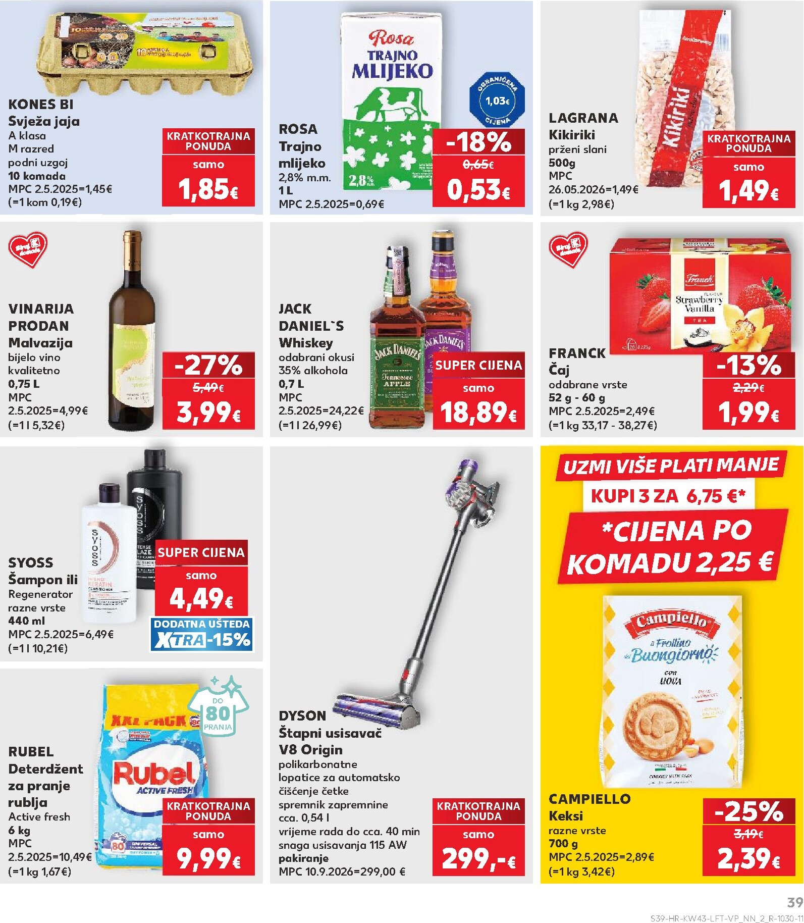 kaufland - Novi Kaufland - Ti si naš broj 1 katalog od srijede, 21.10.2026 do utorka, 27.10.2026 - page: 39