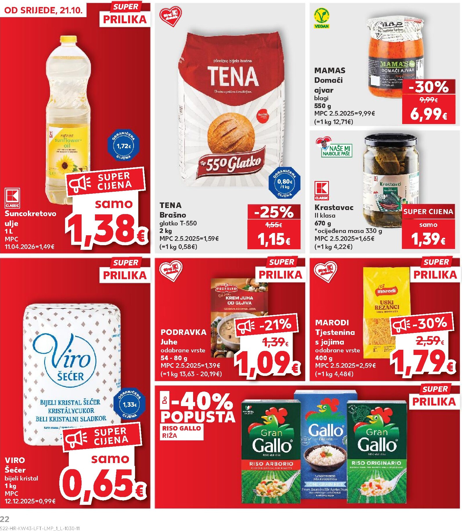 kaufland - Novi Kaufland - Ti si naš broj 1 katalog od srijede, 21.10.2026 do utorka, 27.10.2026 - page: 22