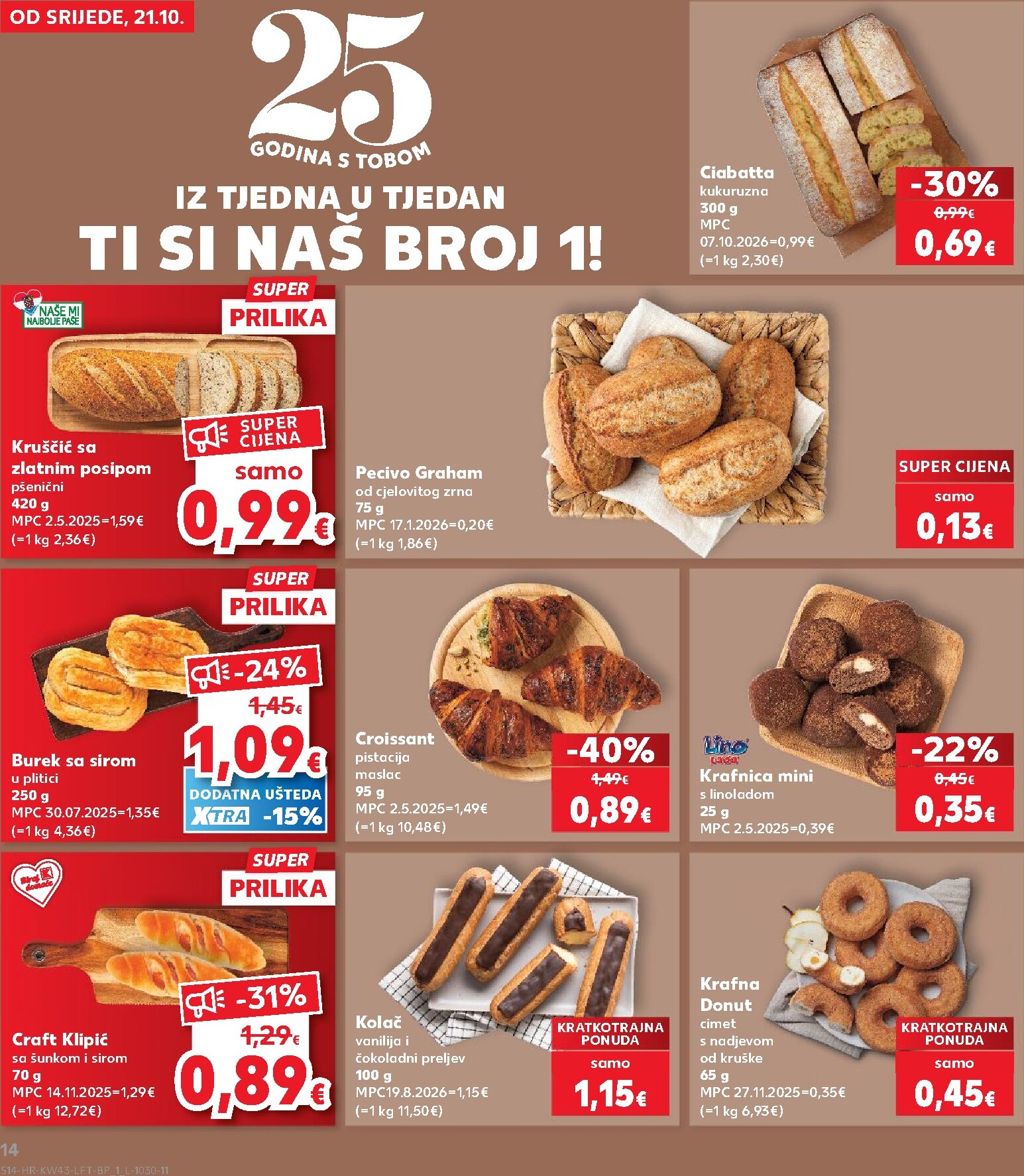 kaufland - Novi Kaufland - Ti si naš broj 1 katalog od srijede, 21.10.2026 do utorka, 27.10.2026 - page: 14
