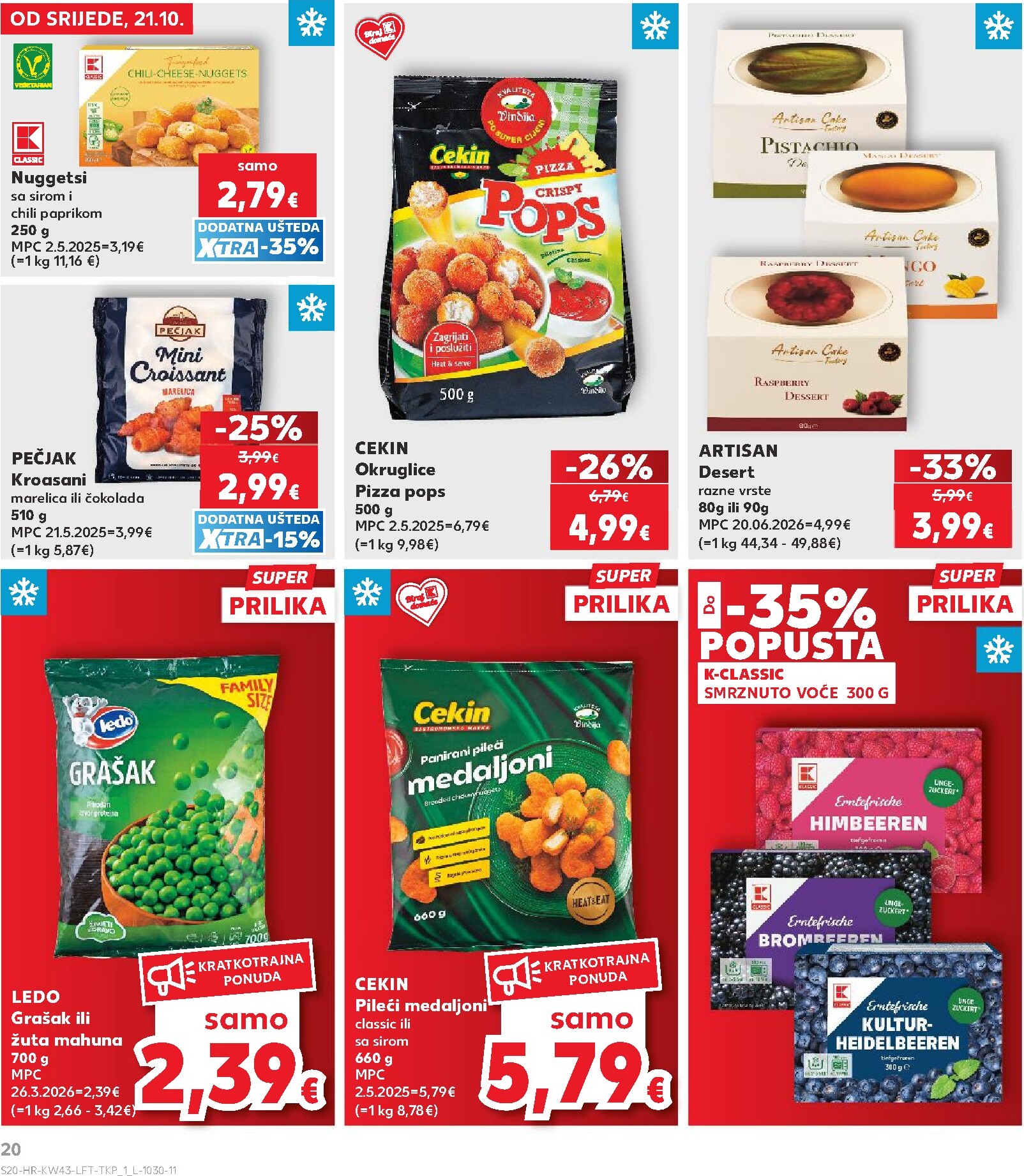 kaufland - Novi Kaufland - Ti si naš broj 1 katalog od srijede, 21.10.2026 do utorka, 27.10.2026 - page: 20