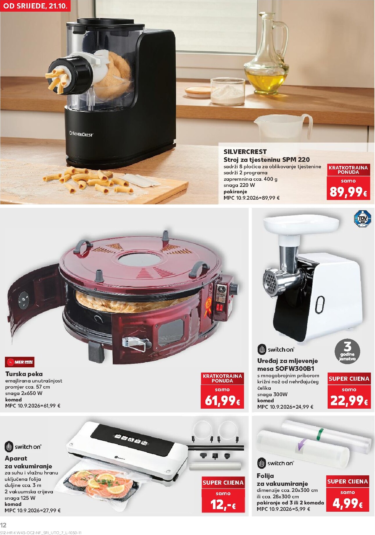 kaufland - Novi Kaufland - Neprehrambenih proizvoda katalog od srijede, 21.10.2026 do utorka, 27.10.2026 - page: 12