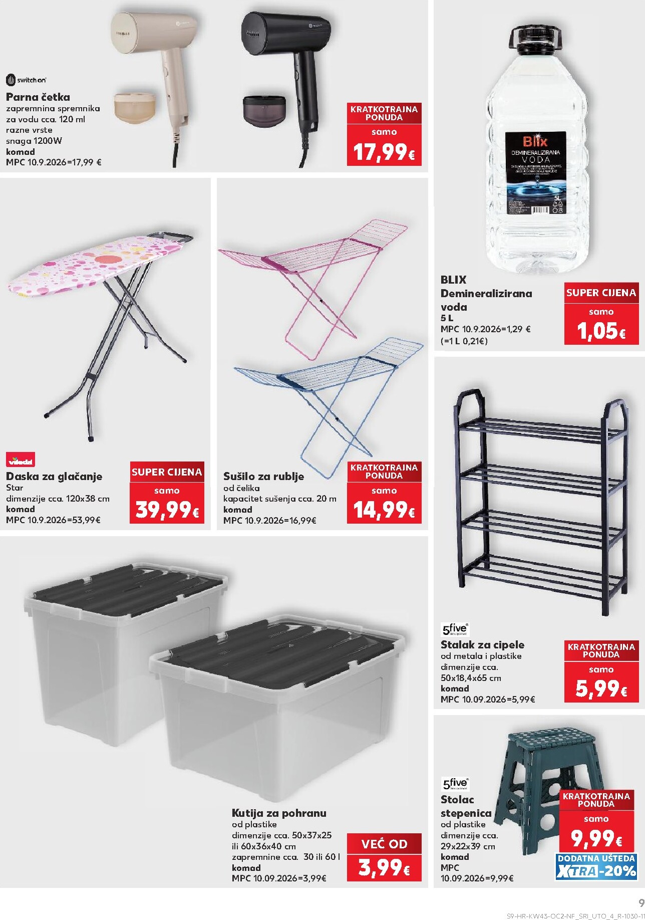 kaufland - Novi Kaufland - Neprehrambenih proizvoda katalog od srijede, 21.10.2026 do utorka, 27.10.2026 - page: 9