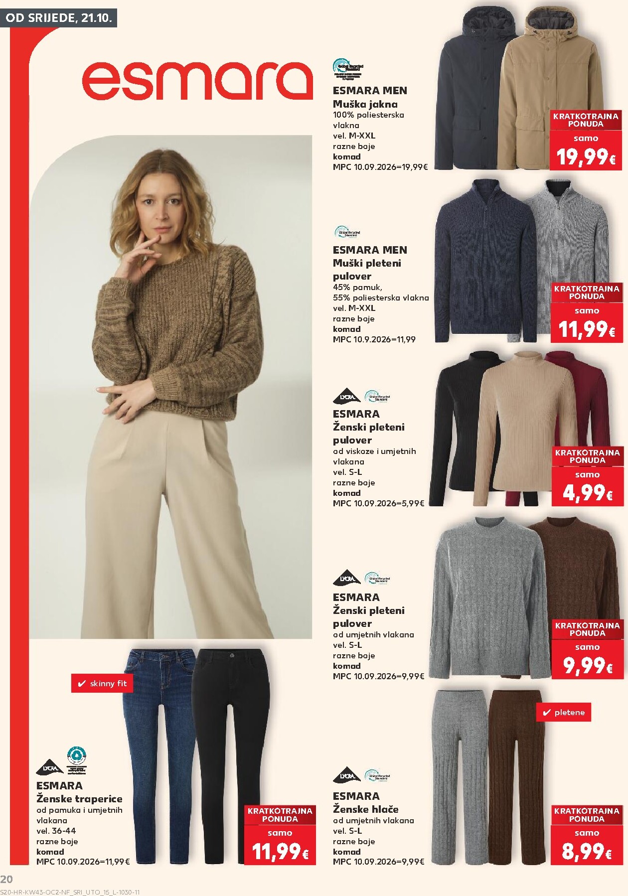 kaufland - Novi Kaufland - Neprehrambenih proizvoda katalog od srijede, 21.10.2026 do utorka, 27.10.2026 - page: 20
