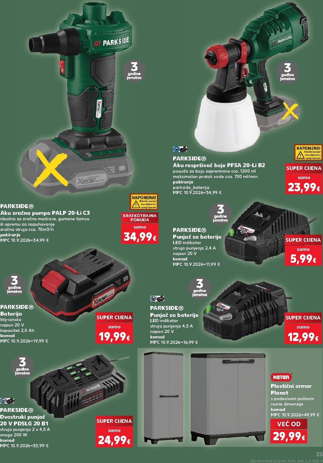kaufland - Novi Kaufland - Neprehrambenih proizvoda katalog od srijede, 21.10.2026 do utorka, 27.10.2026 - page: 23
