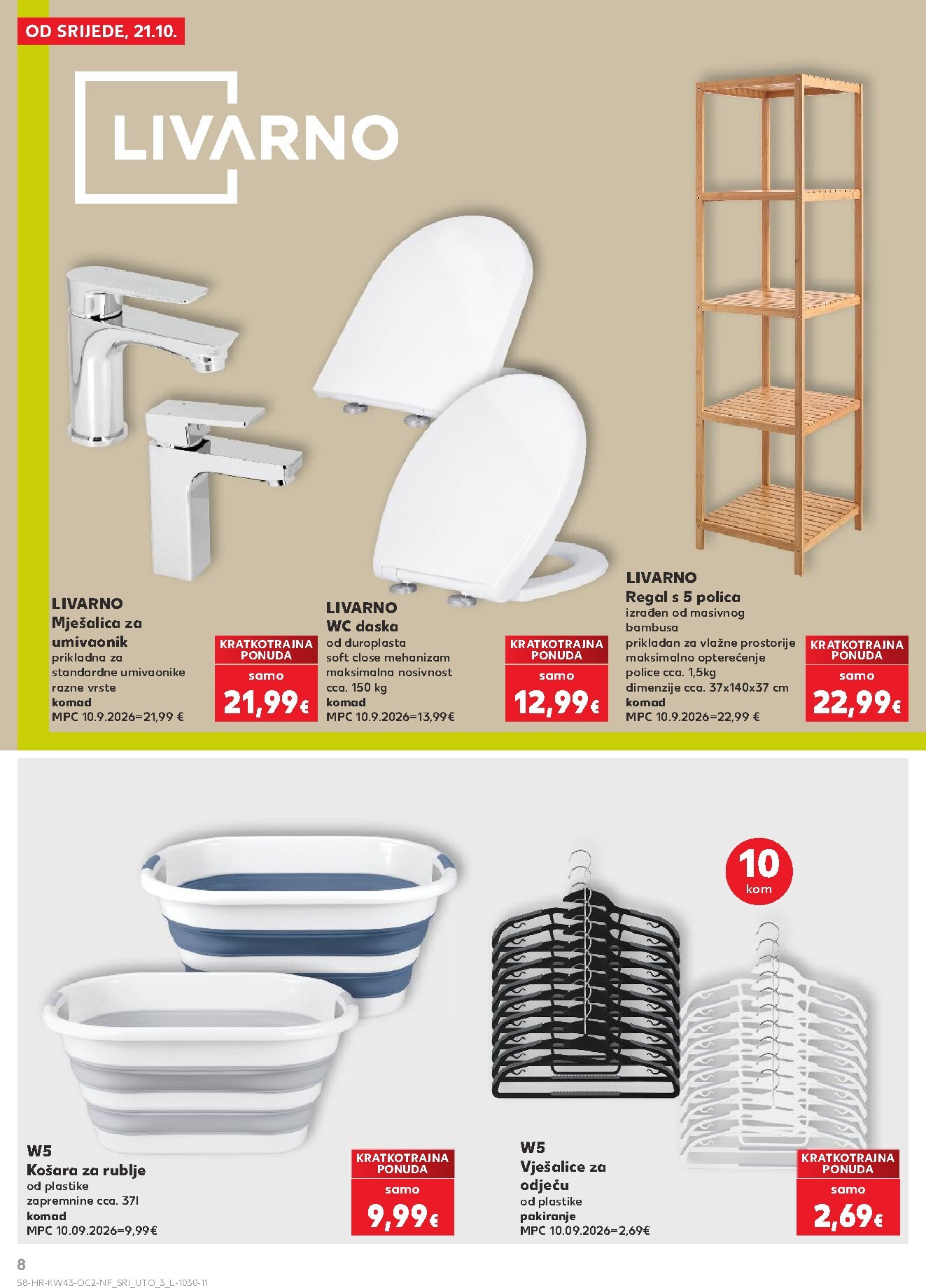 kaufland - Novi Kaufland - Neprehrambenih proizvoda katalog od srijede, 21.10.2026 do utorka, 27.10.2026 - page: 8