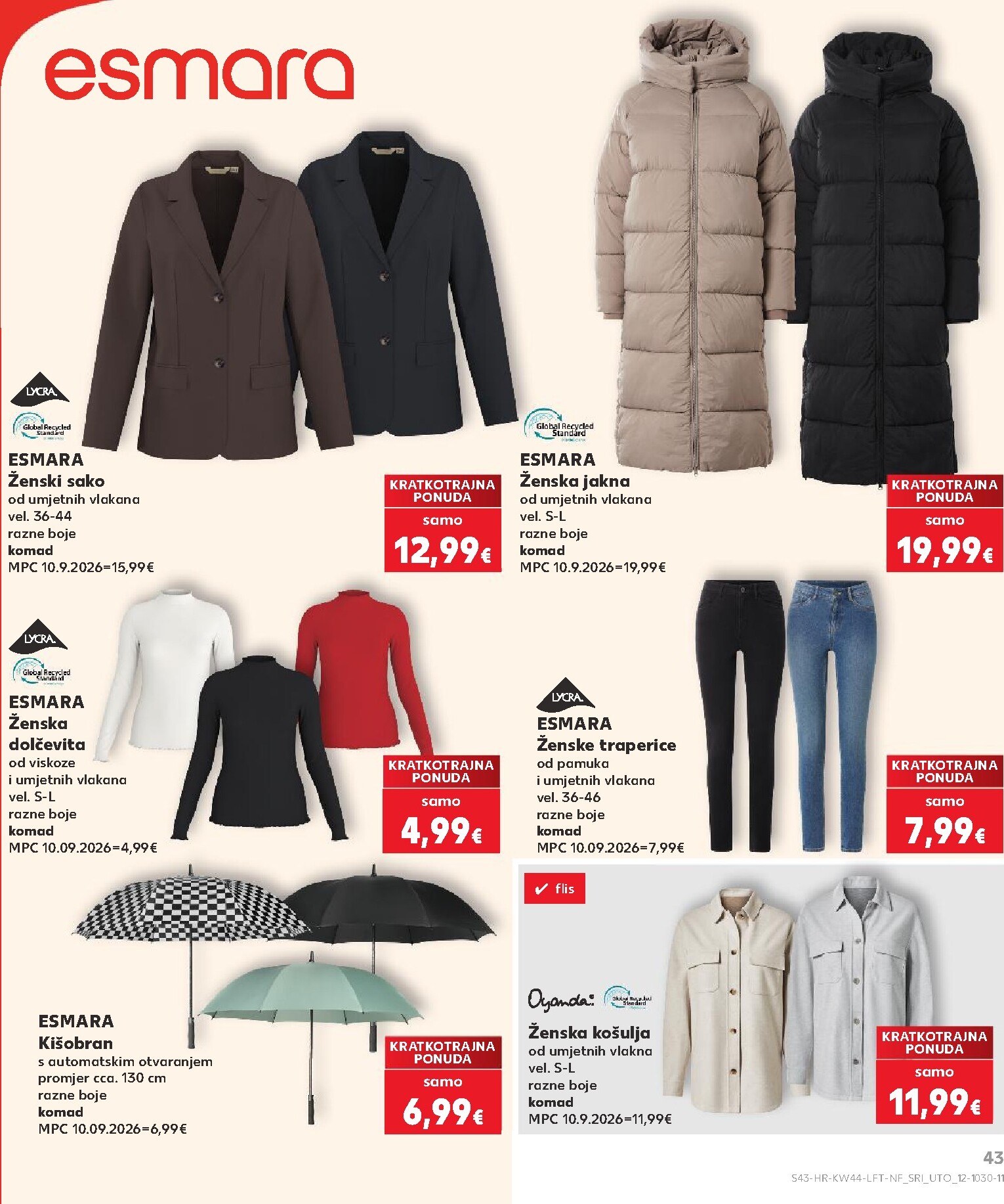 kaufland - Novi Kaufland katalog od srijede, 28.10.2026 do utorka, 03.11.2026 - page: 43