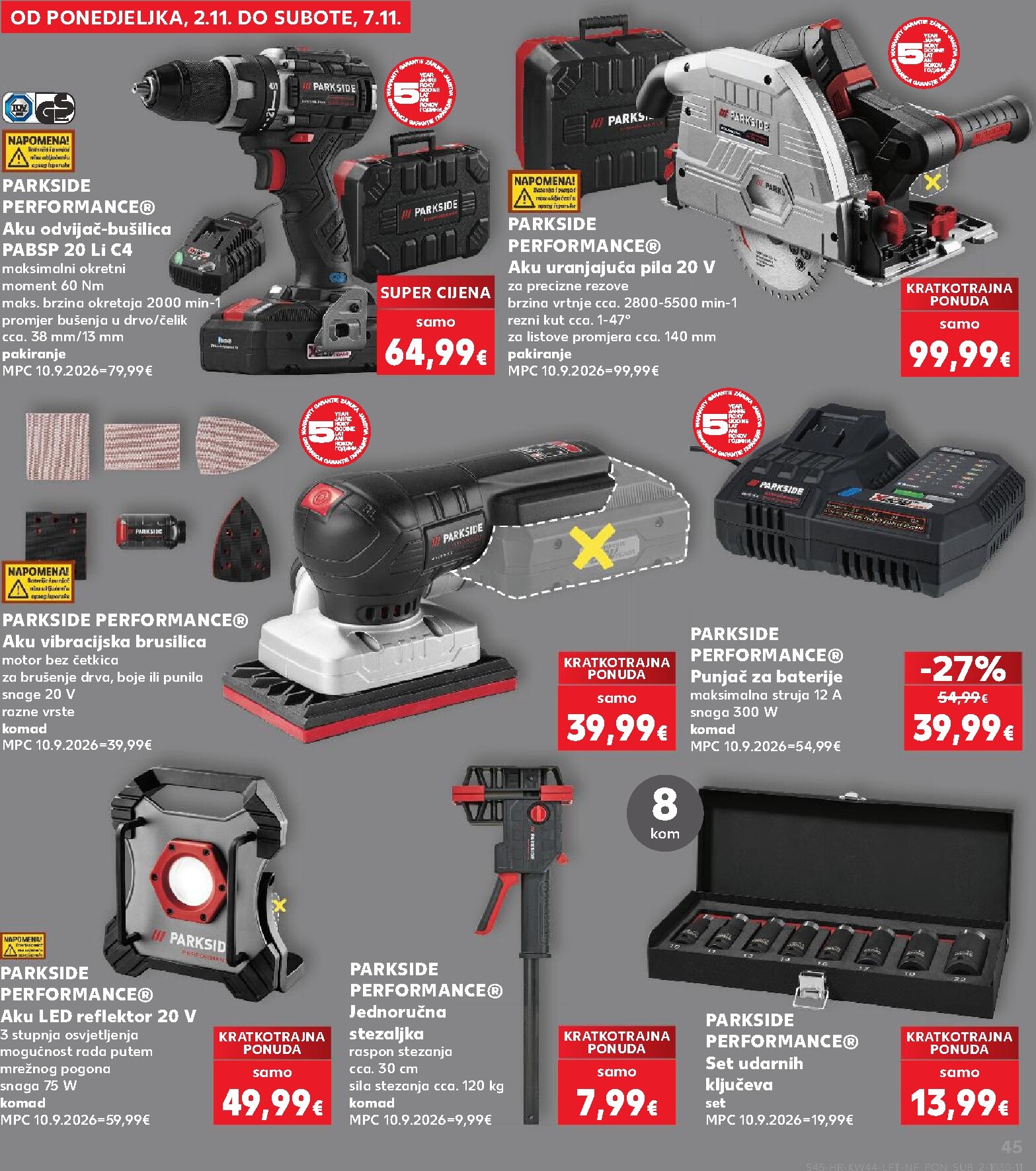 kaufland - Novi Kaufland katalog od srijede, 28.10.2026 do utorka, 03.11.2026 - page: 45