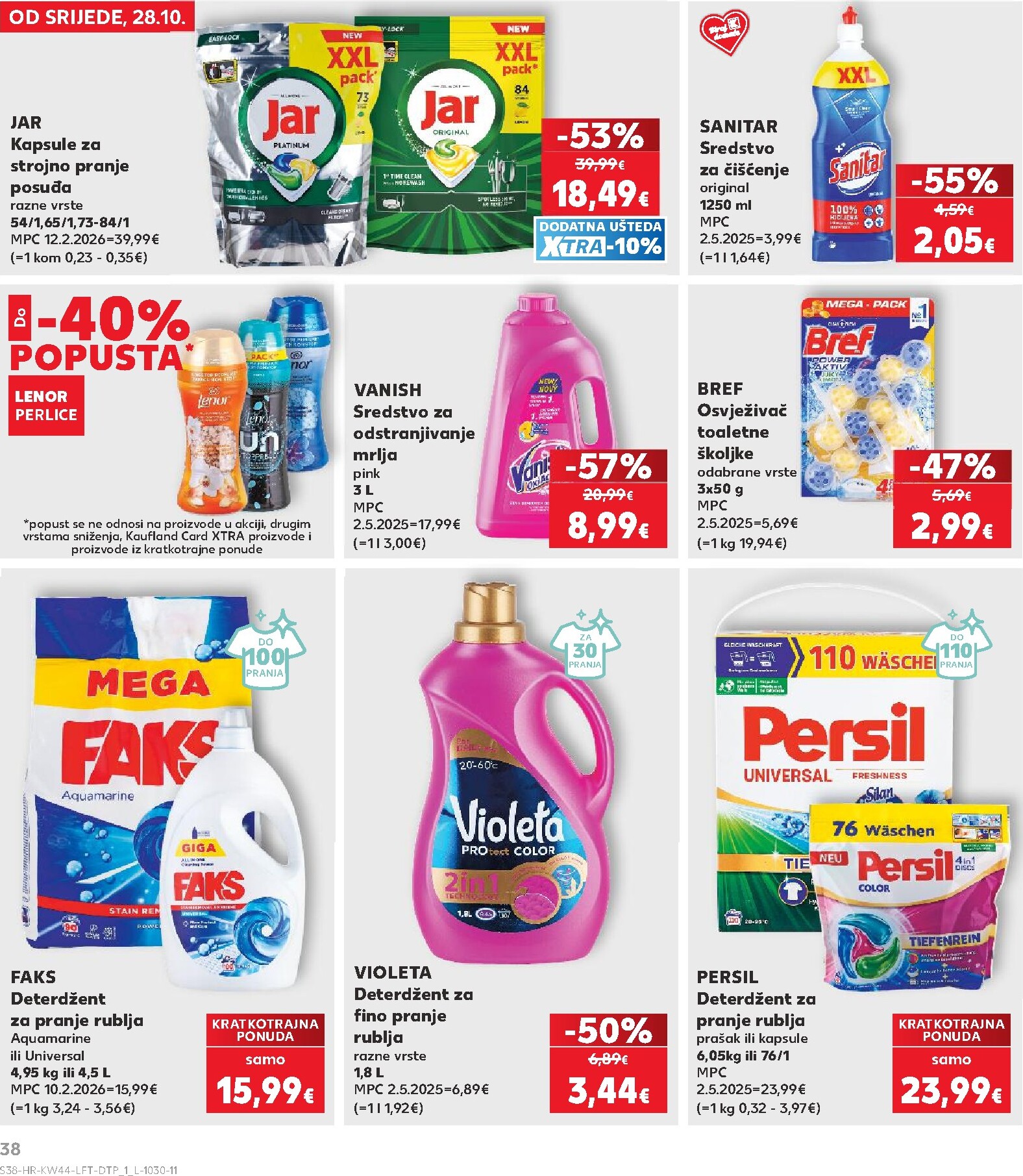 kaufland - Novi Kaufland katalog od srijede, 28.10.2026 do utorka, 03.11.2026 - page: 38