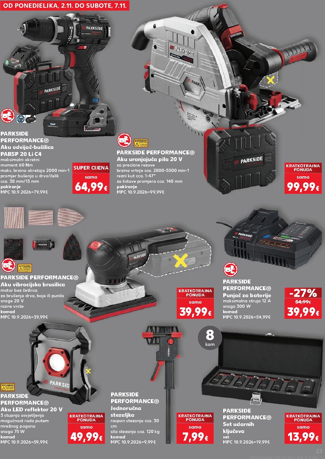 kaufland - Novi Kaufland - Neprehrambenih proizvoda katalog od srijede, 28.10.2026 do utorka, 03.11.2026 - page: 23