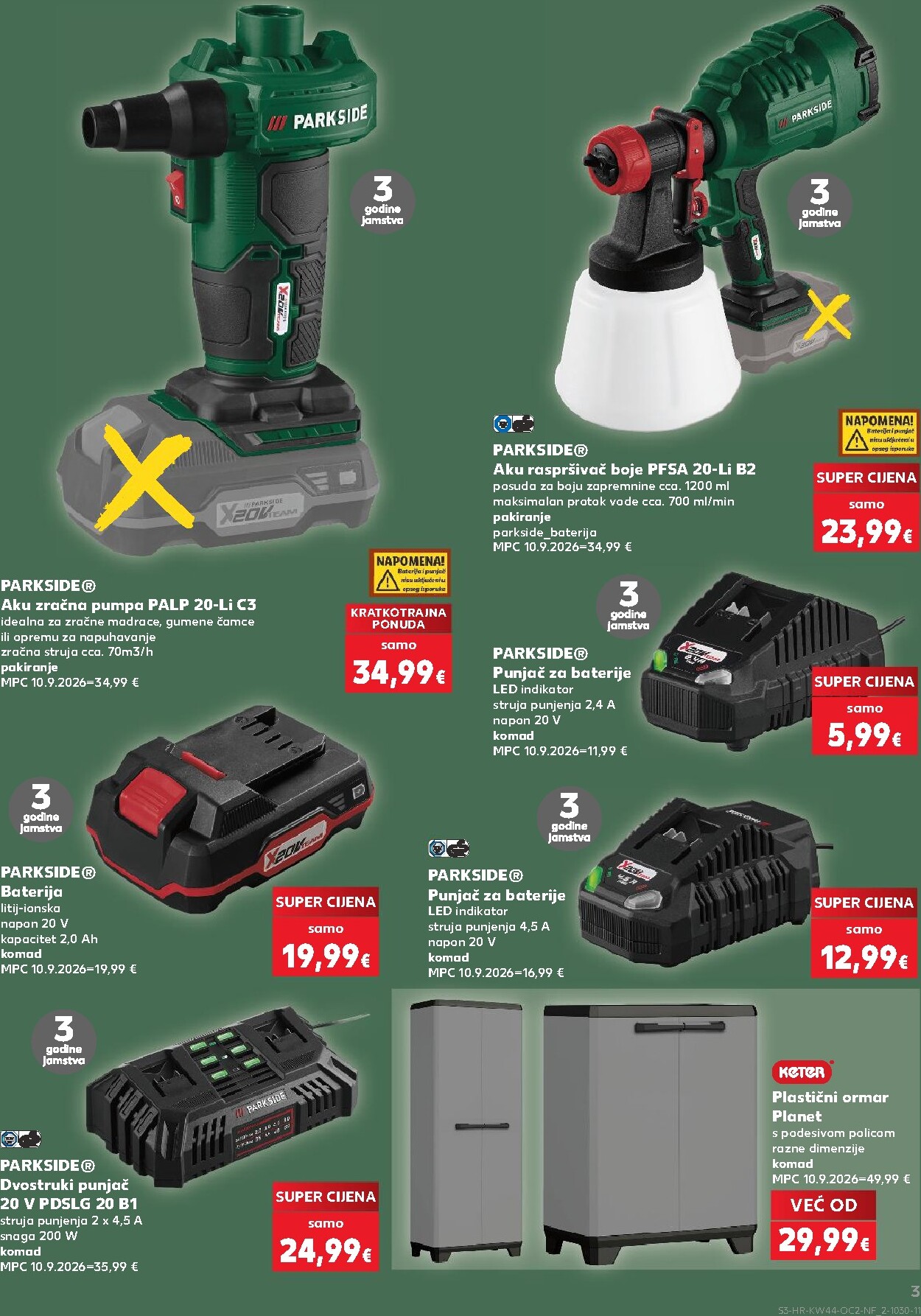kaufland - Novi Kaufland - Neprehrambenih proizvoda katalog od srijede, 28.10.2026 do utorka, 03.11.2026 - page: 3