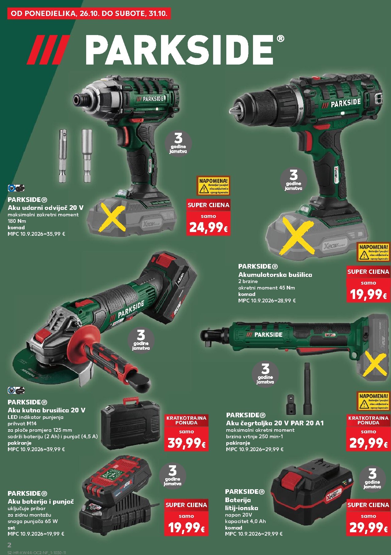 kaufland - Novi Kaufland - Neprehrambenih proizvoda katalog od srijede, 28.10.2026 do utorka, 03.11.2026 - page: 2