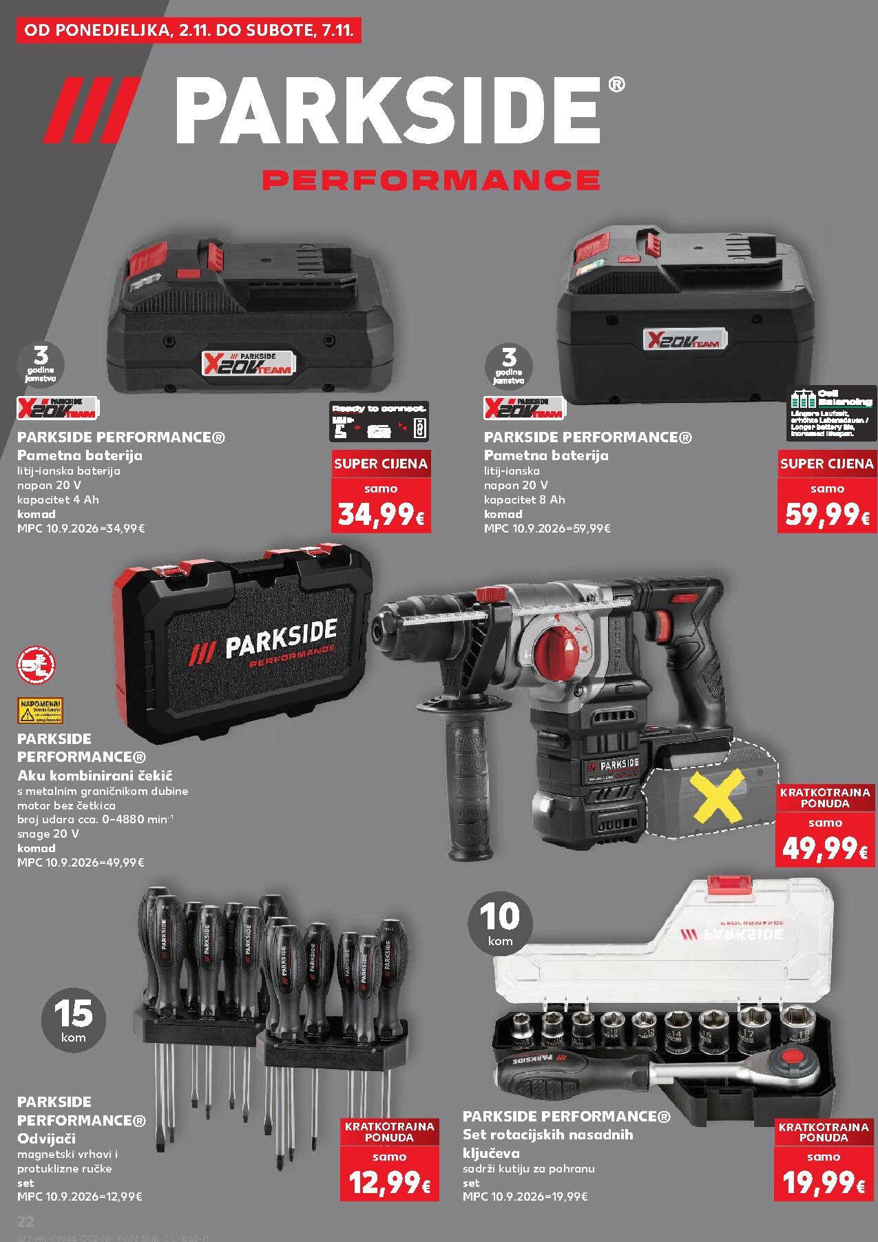 kaufland - Novi Kaufland - Neprehrambenih proizvoda katalog od srijede, 28.10.2026 do utorka, 03.11.2026 - page: 22