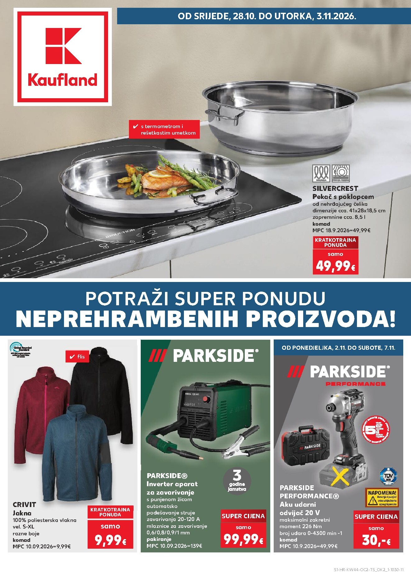 kaufland - Novi Kaufland - Neprehrambenih proizvoda katalog od srijede, 28.10.2026 do utorka, 03.11.2026 - page: 1