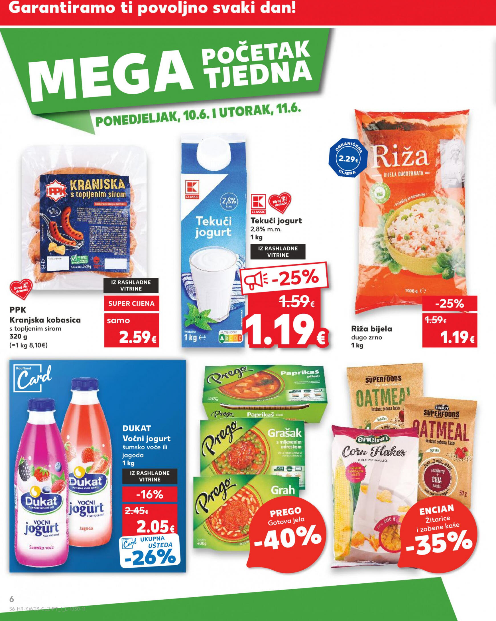 kaufland - Novi katalog Kaufland - Mega vikend 07.06. - 11.06. - page: 6