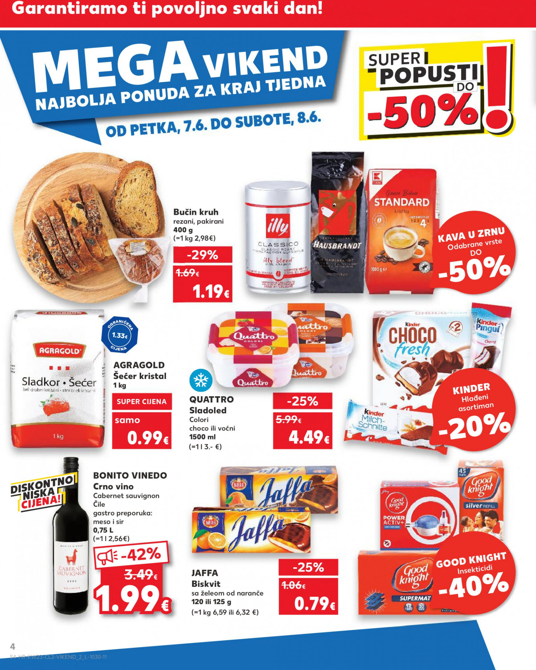 kaufland - Novi katalog Kaufland - Mega vikend 07.06. - 11.06. - page: 4