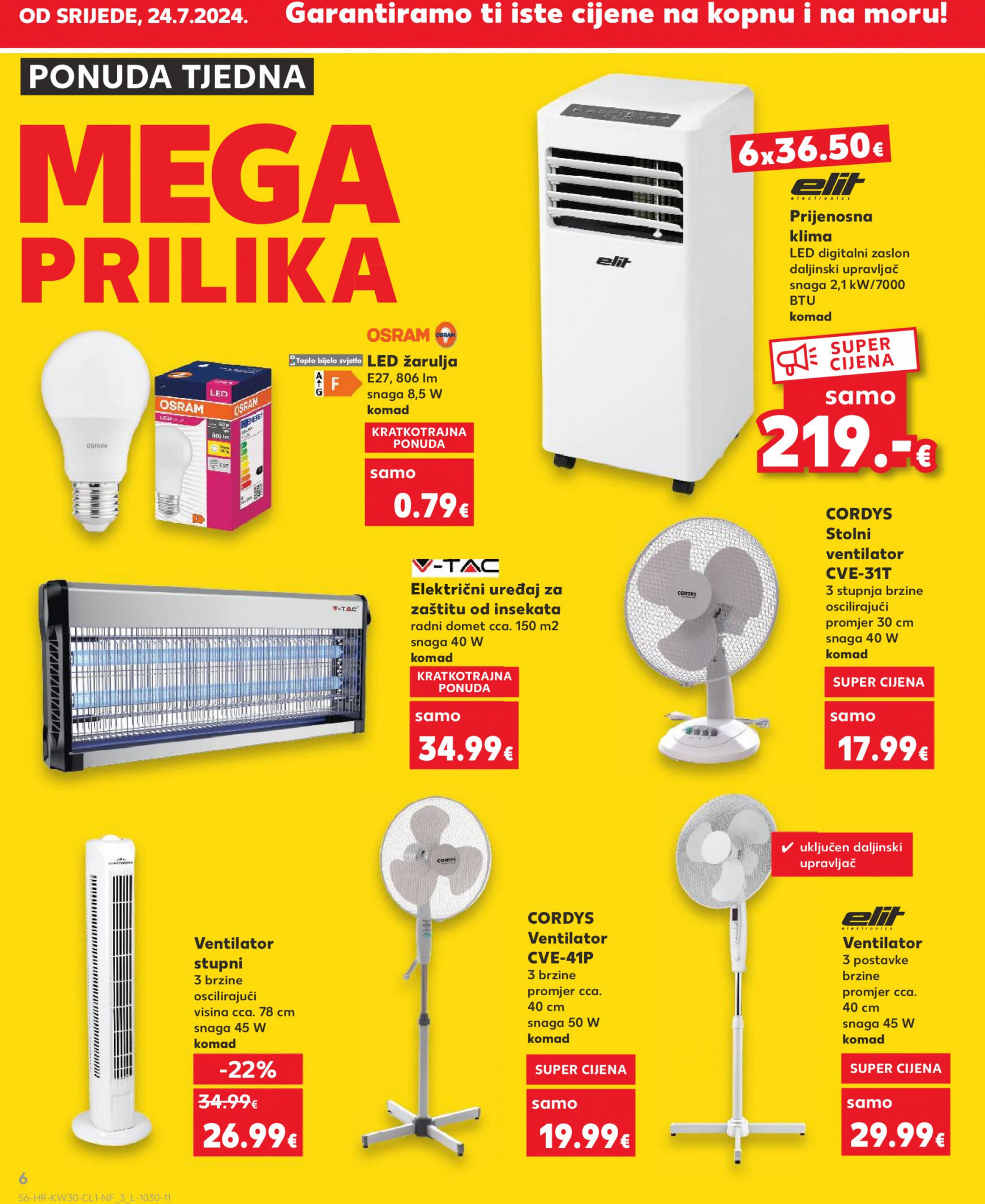 kaufland - Novi katalog Kaufland - Neprehrane 24.07. - 30.07. - page: 6