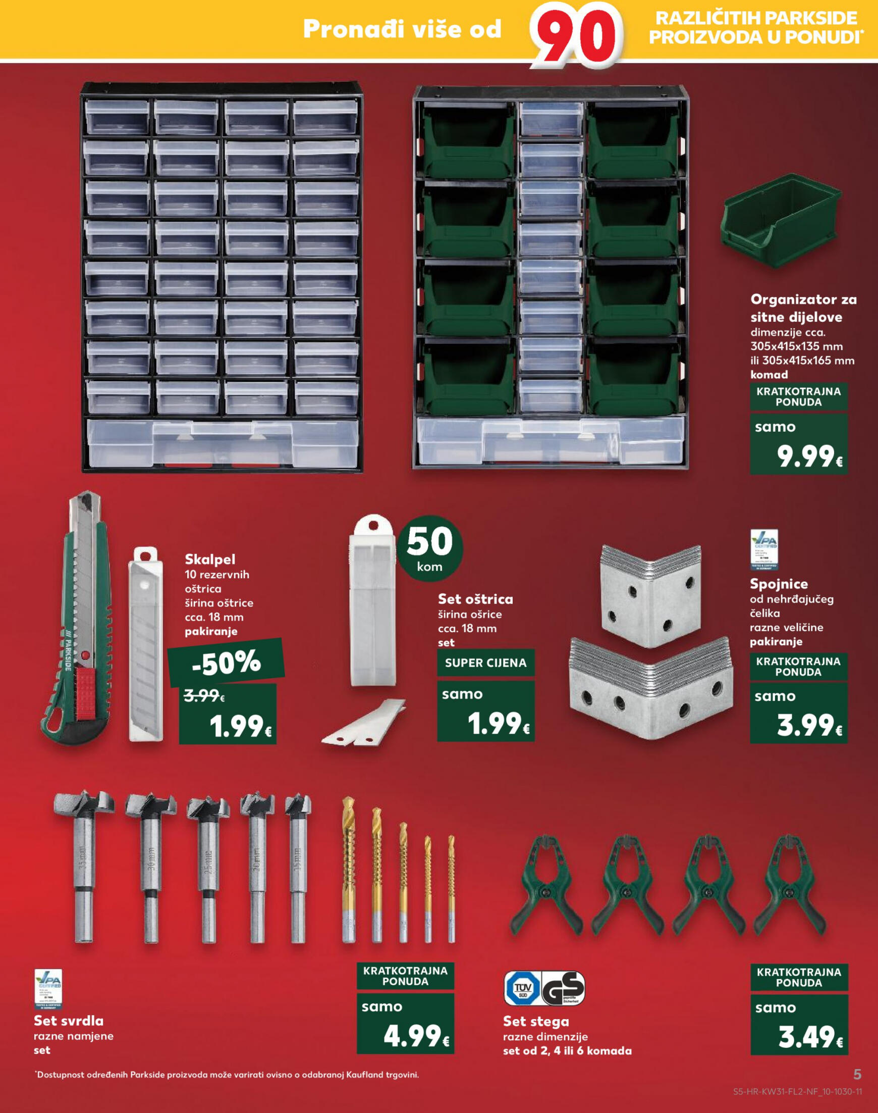 kaufland - Novi katalog Kaufland - Parkside 29.07. - 21.08. - page: 5