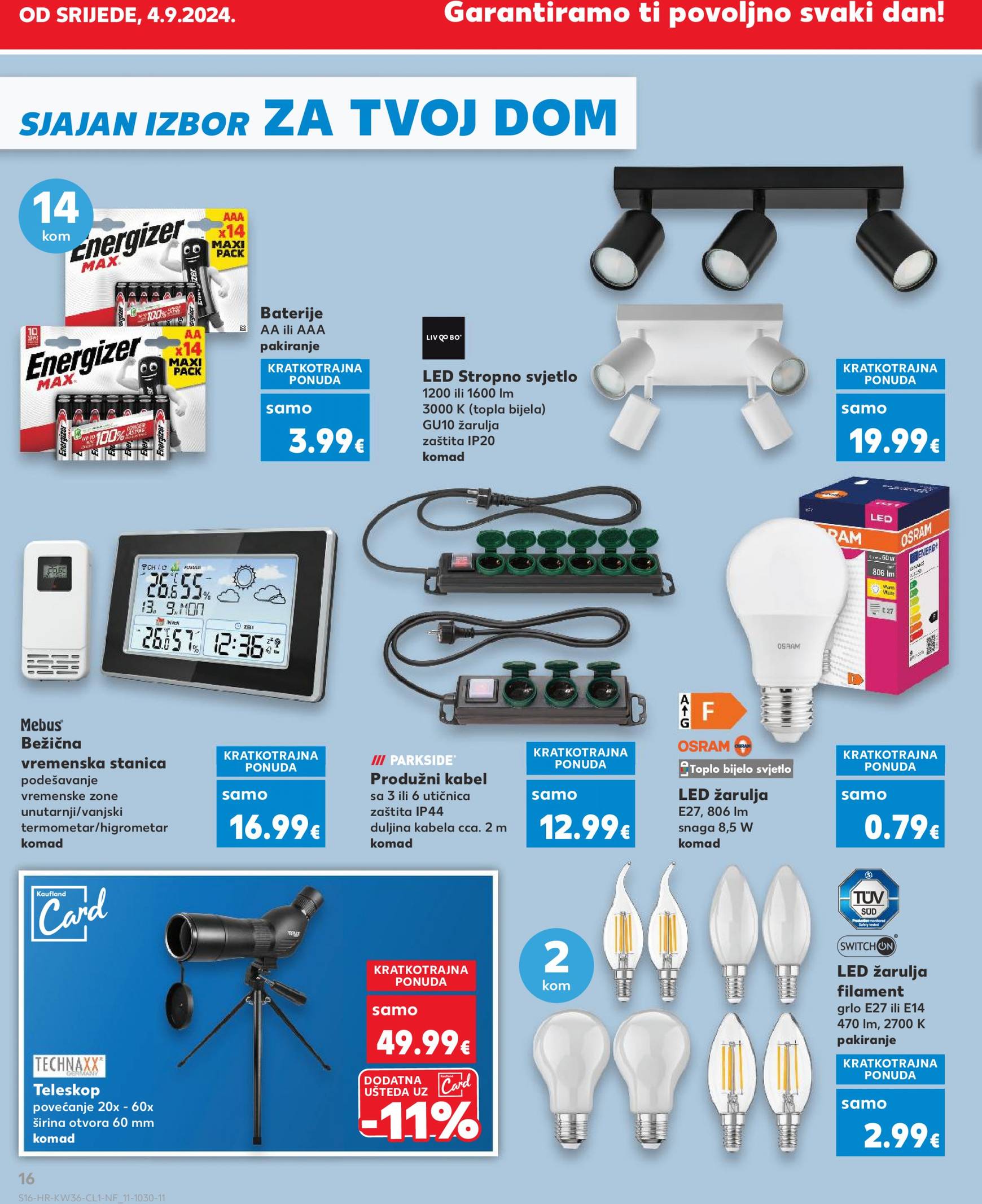 kaufland - Novi katalog Kaufland - Neprehrane 04.09. - 10.09. - page: 16