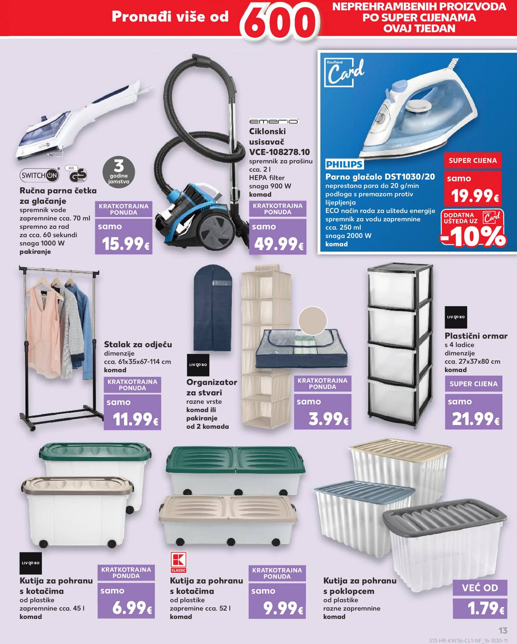 kaufland - Novi katalog Kaufland - Neprehrane 04.09. - 10.09. - page: 13