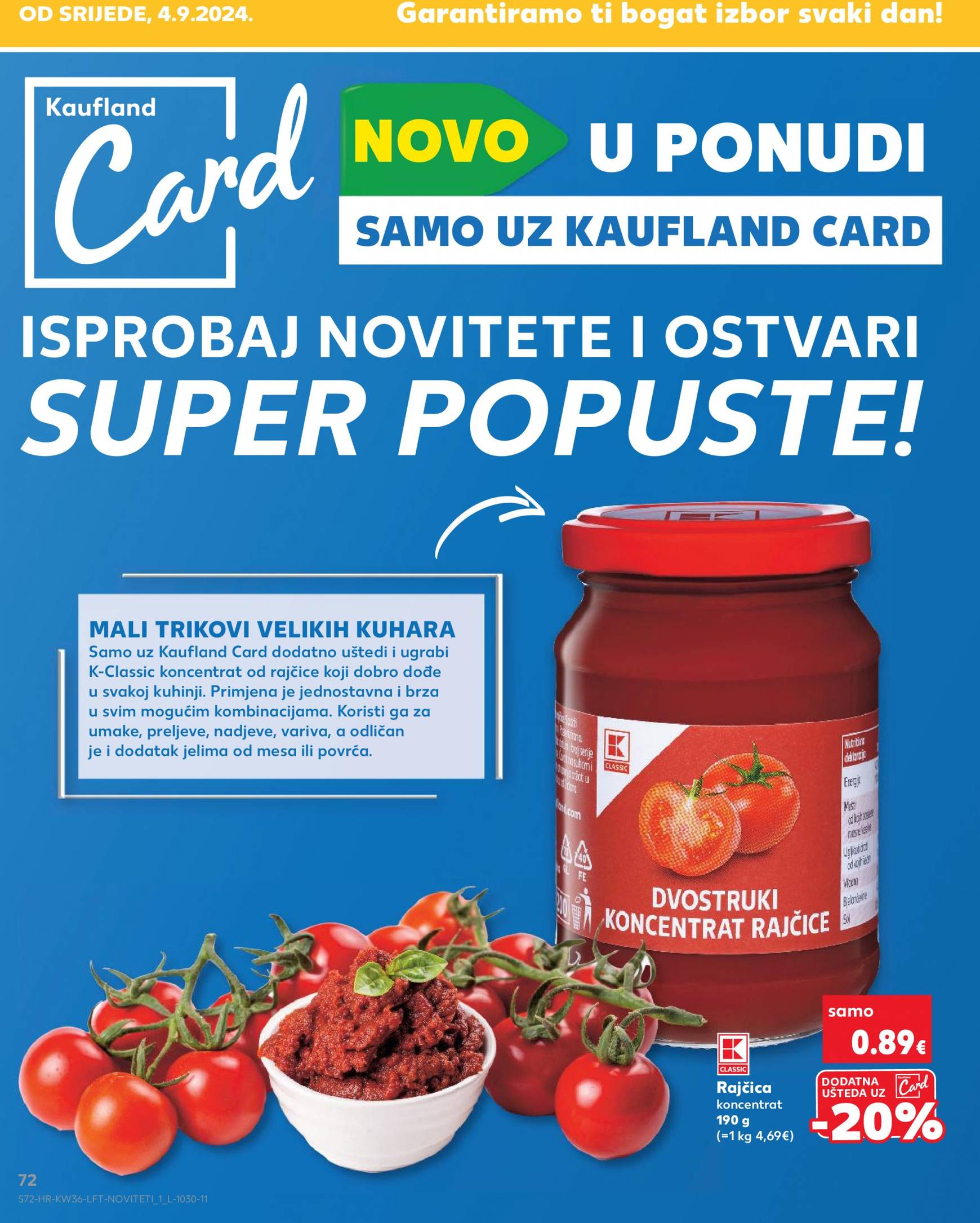 kaufland - Novi katalog Kaufland 04.09. - 10.09. - page: 72