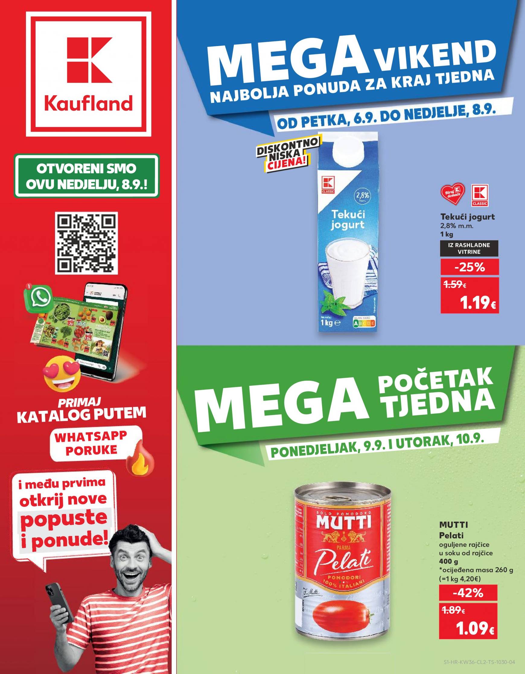 kaufland - Novi katalog Kaufland - Mega Vikend 06.09. - 08.09. - page: 1