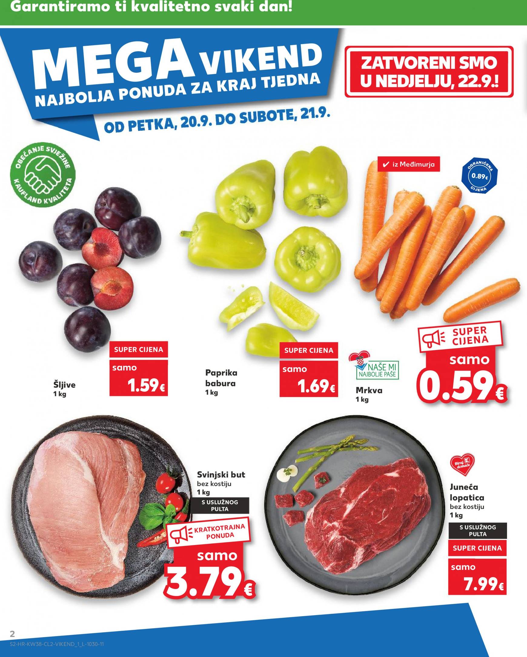 kaufland - Novi katalog Kaufland 20.09. - 24.09. - page: 2