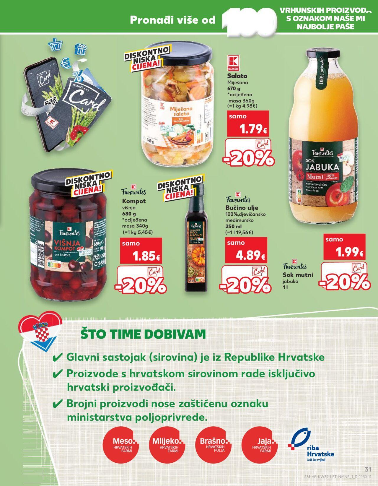 kaufland - Katalog Kaufland novi 25.09.2024 - 01.10.2024 - page: 31