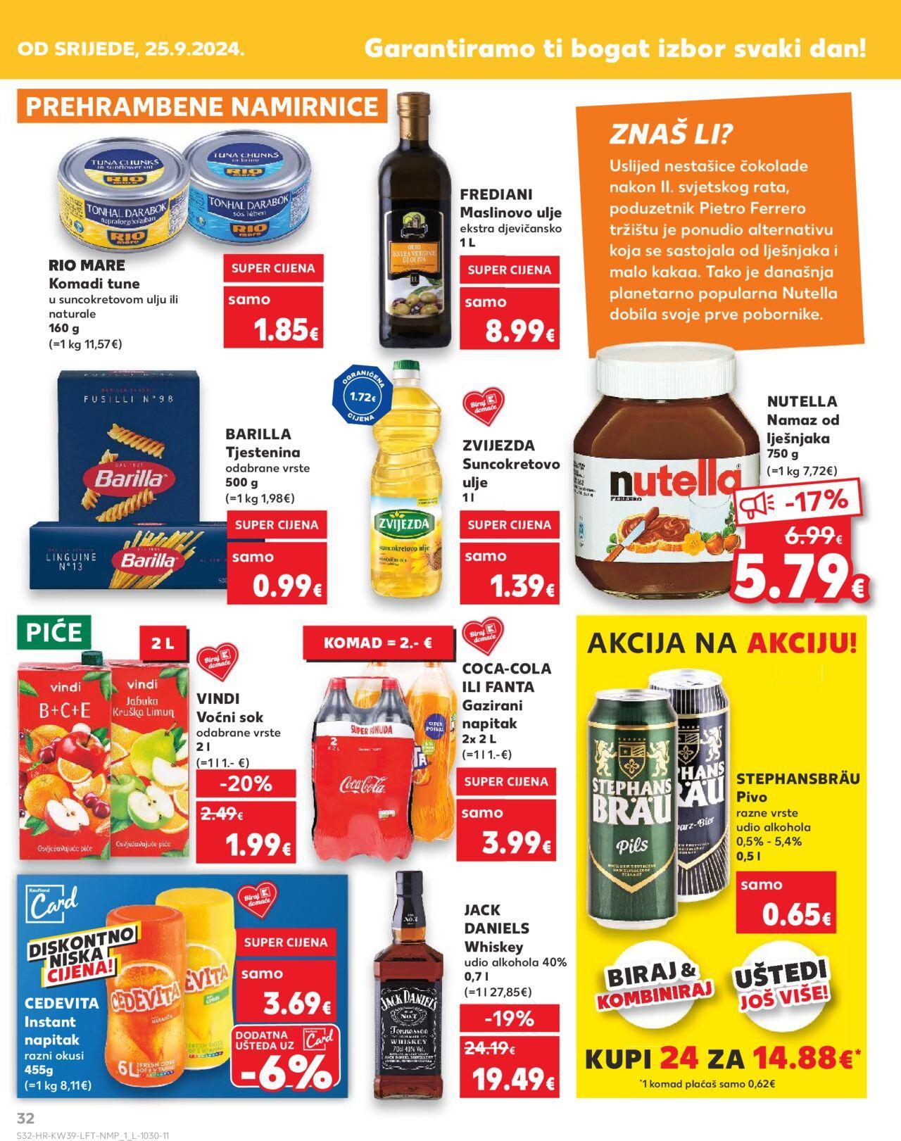 kaufland - Katalog Kaufland novi 25.09.2024 - 01.10.2024 - page: 32