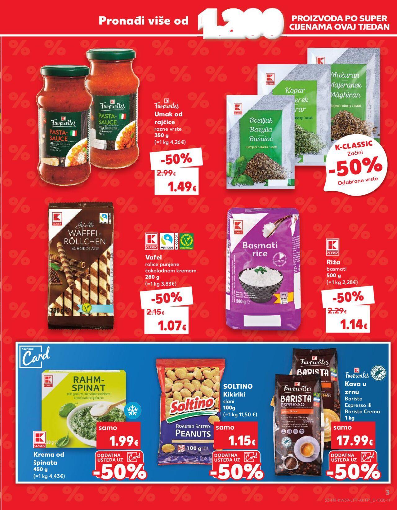 kaufland - Katalog Kaufland novi 25.09.2024 - 01.10.2024 - page: 3