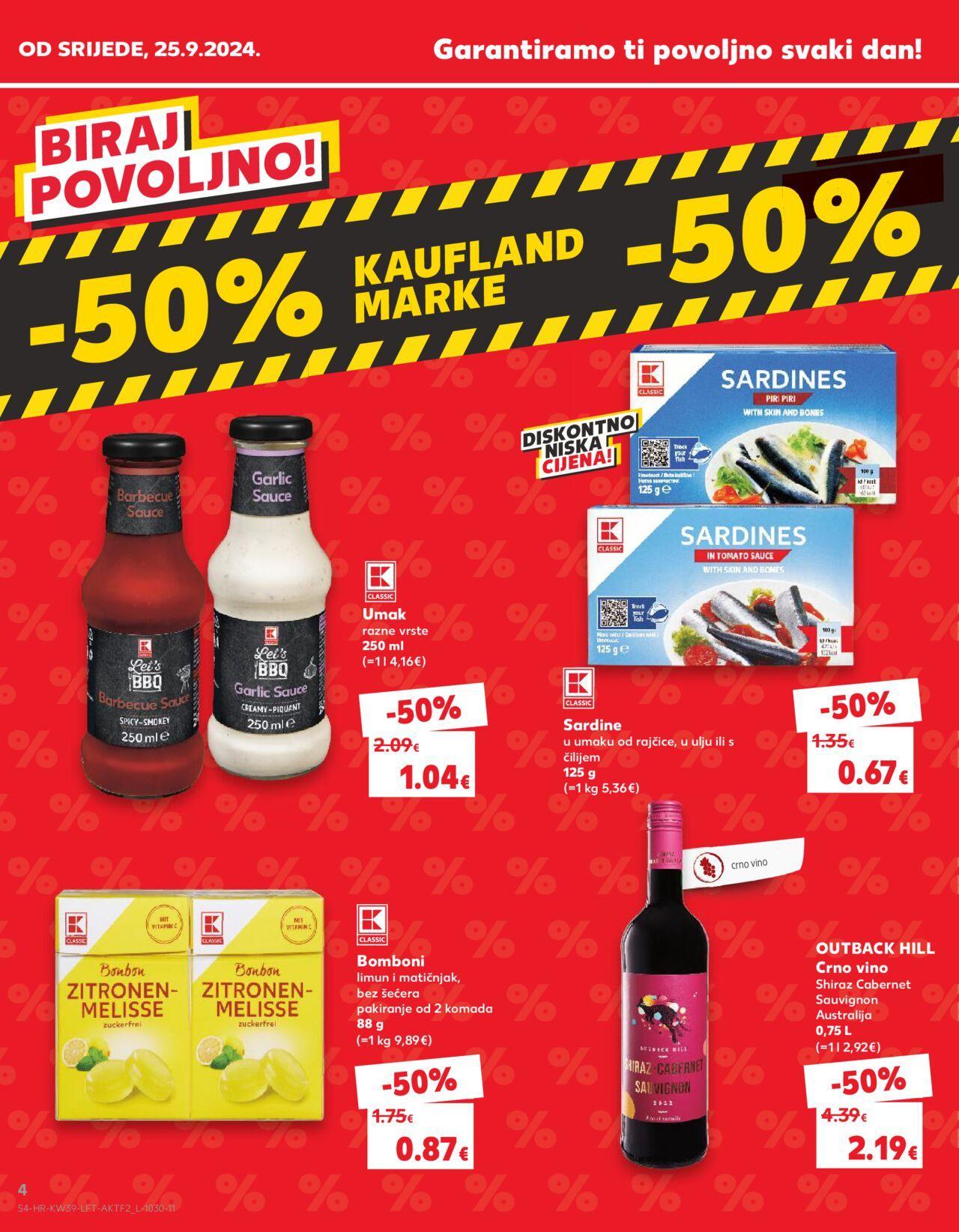 kaufland - Katalog Kaufland novi 25.09.2024 - 01.10.2024 - page: 4