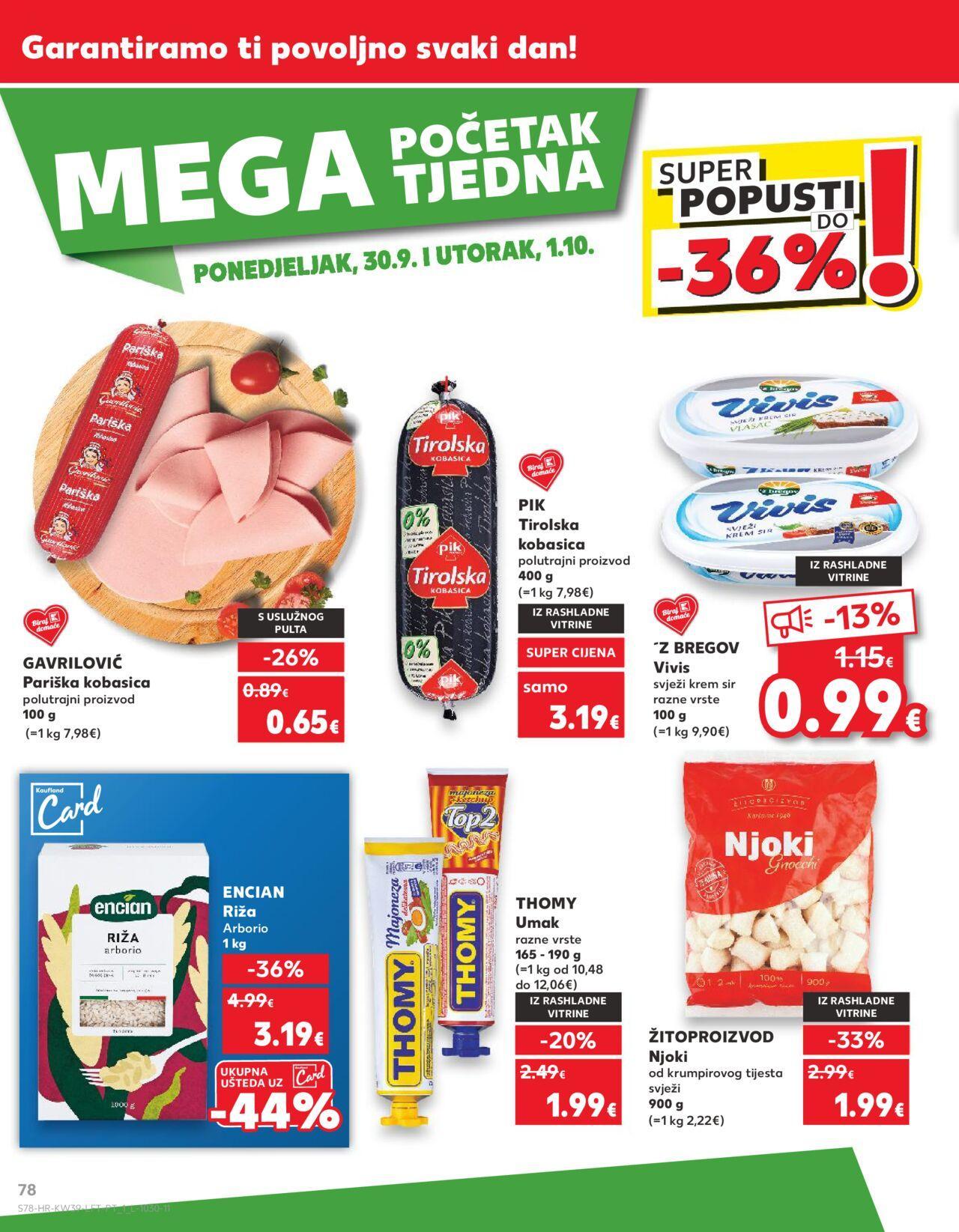 kaufland - Katalog Kaufland novi 25.09.2024 - 01.10.2024 - page: 78