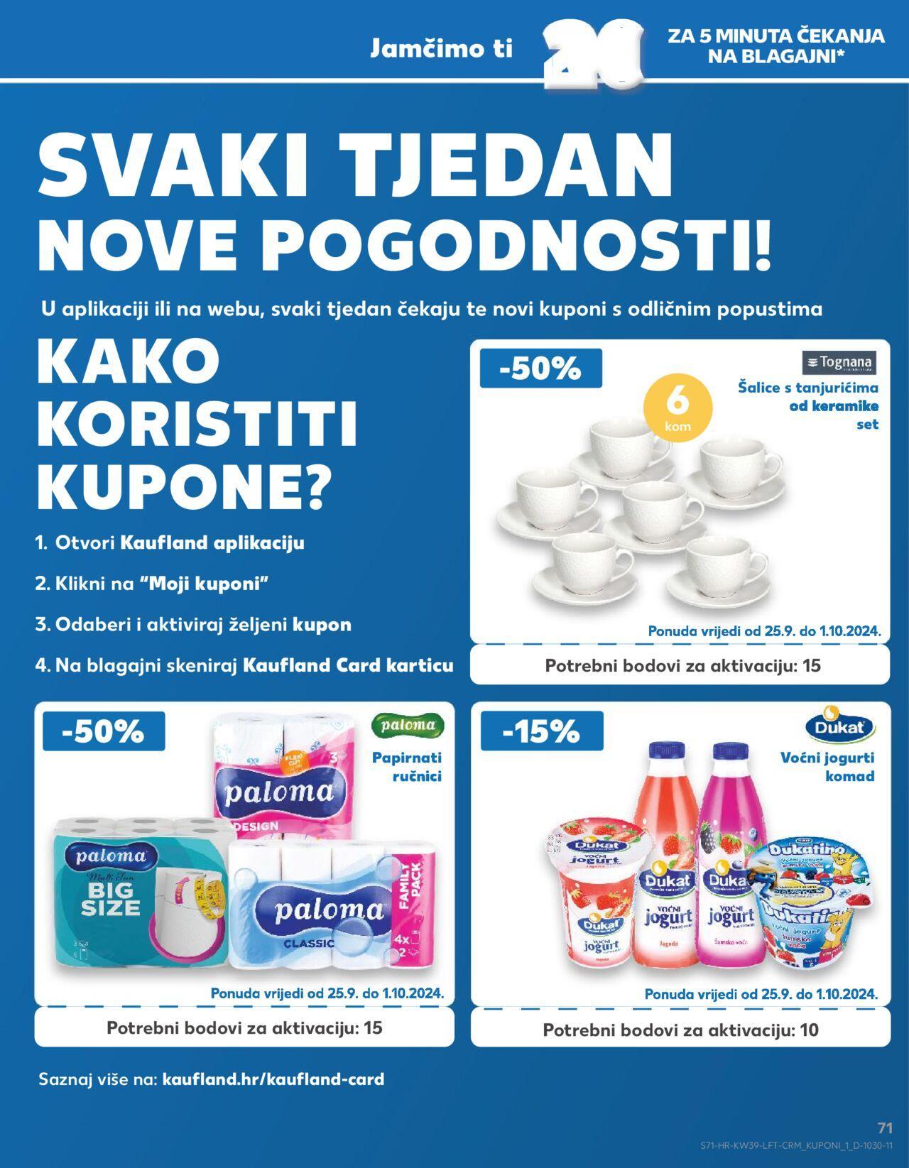 kaufland - Katalog Kaufland novi 25.09.2024 - 01.10.2024 - page: 71