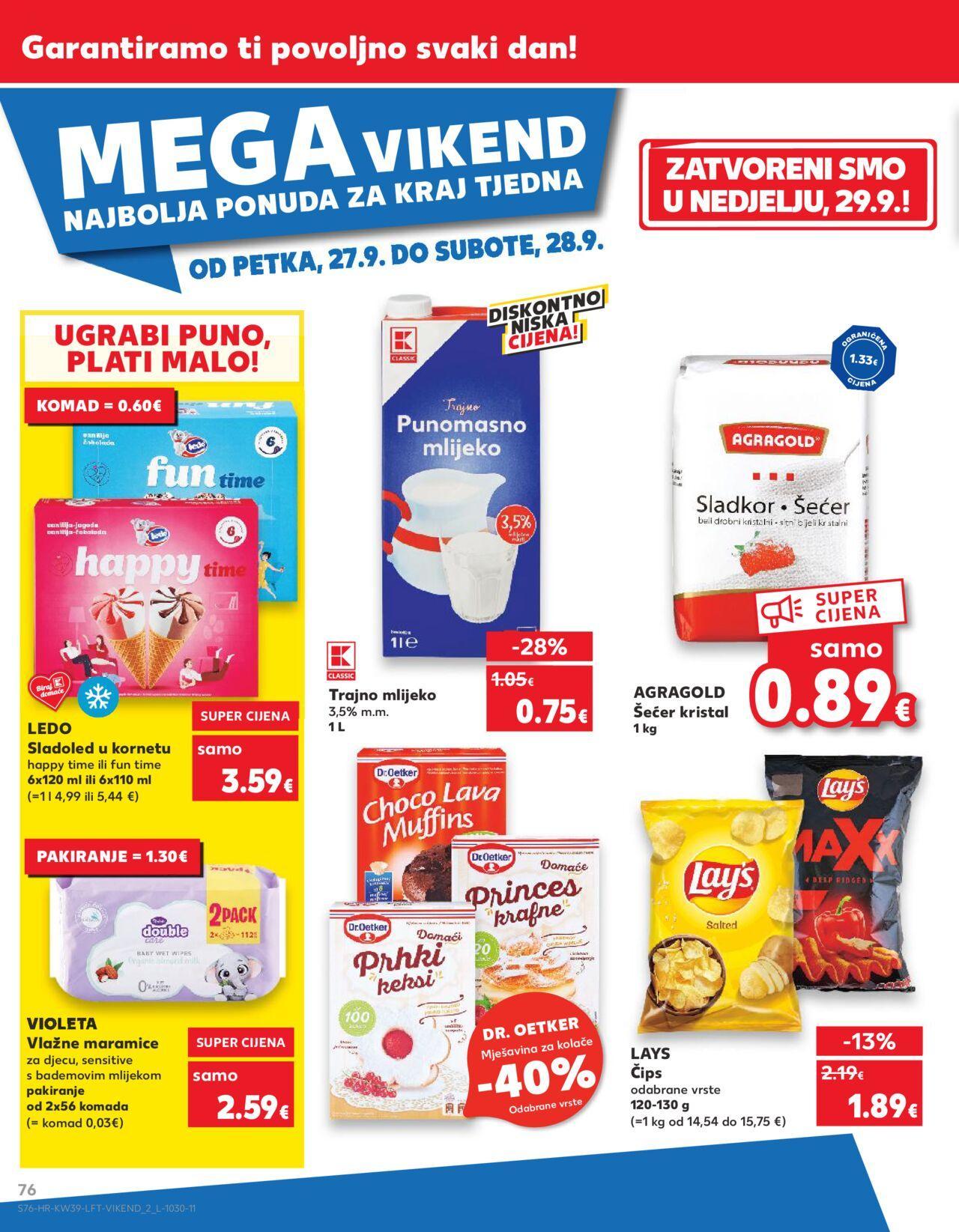 kaufland - Katalog Kaufland novi 25.09.2024 - 01.10.2024 - page: 76