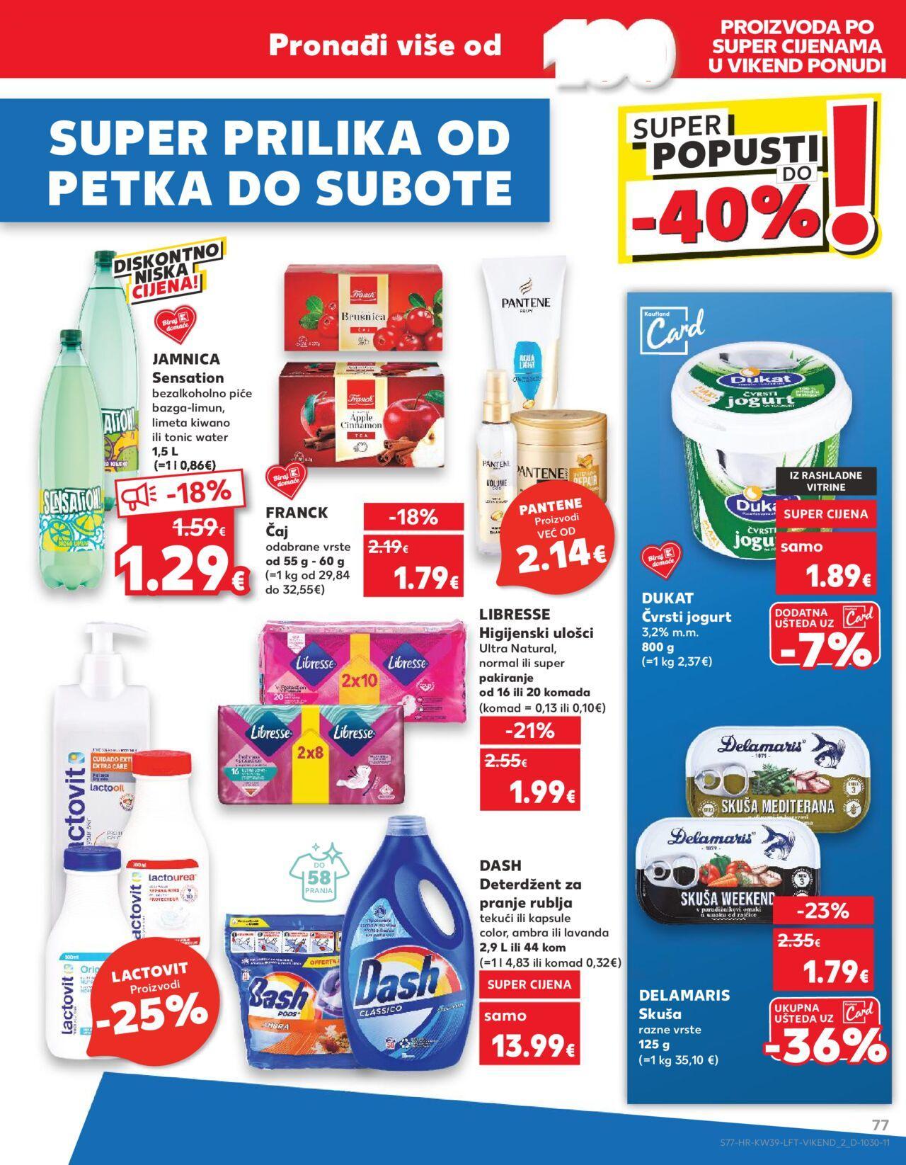 kaufland - Katalog Kaufland novi 25.09.2024 - 01.10.2024 - page: 77