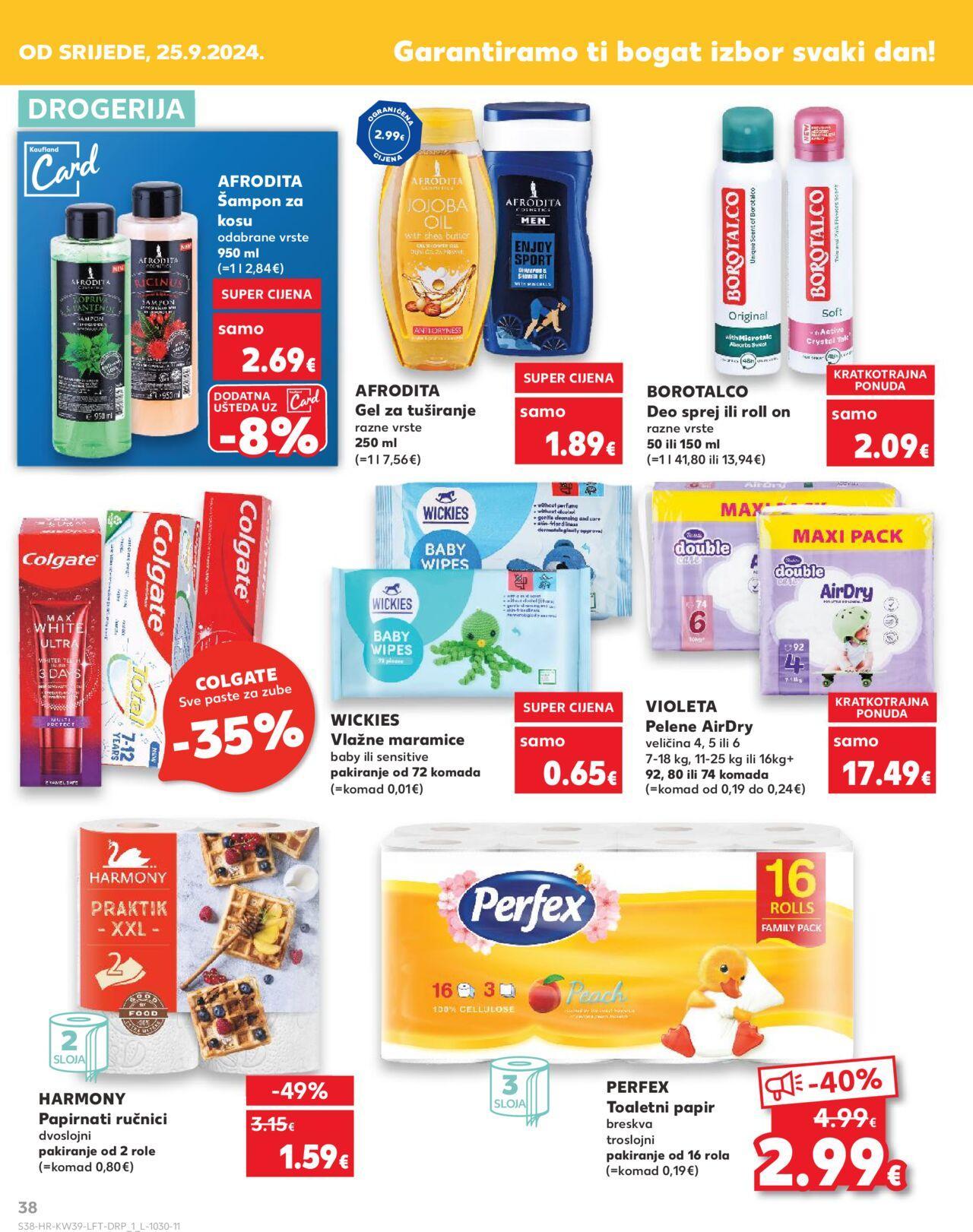 kaufland - Katalog Kaufland novi 25.09.2024 - 01.10.2024 - page: 38