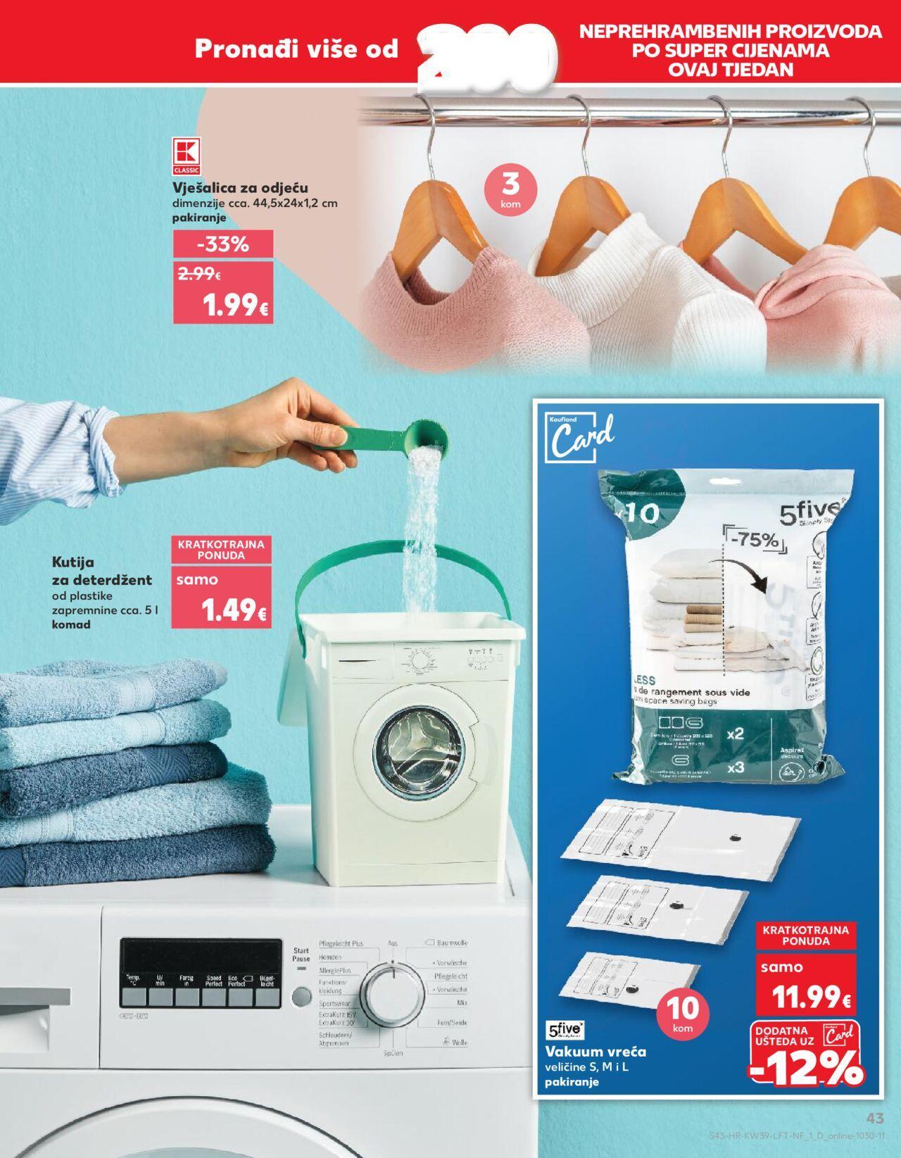 kaufland - Katalog Kaufland novi 25.09.2024 - 01.10.2024 - page: 43