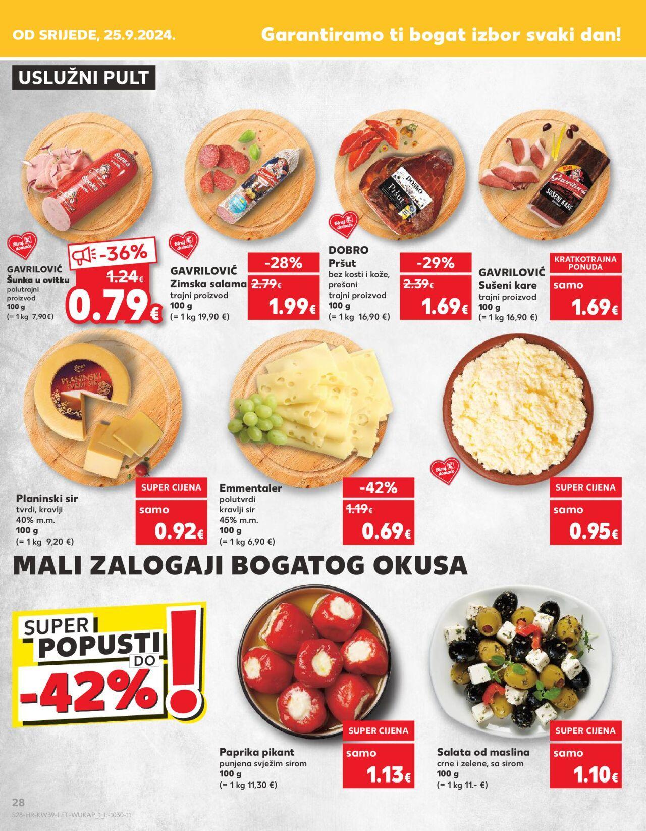 kaufland - Katalog Kaufland novi 25.09.2024 - 01.10.2024 - page: 28