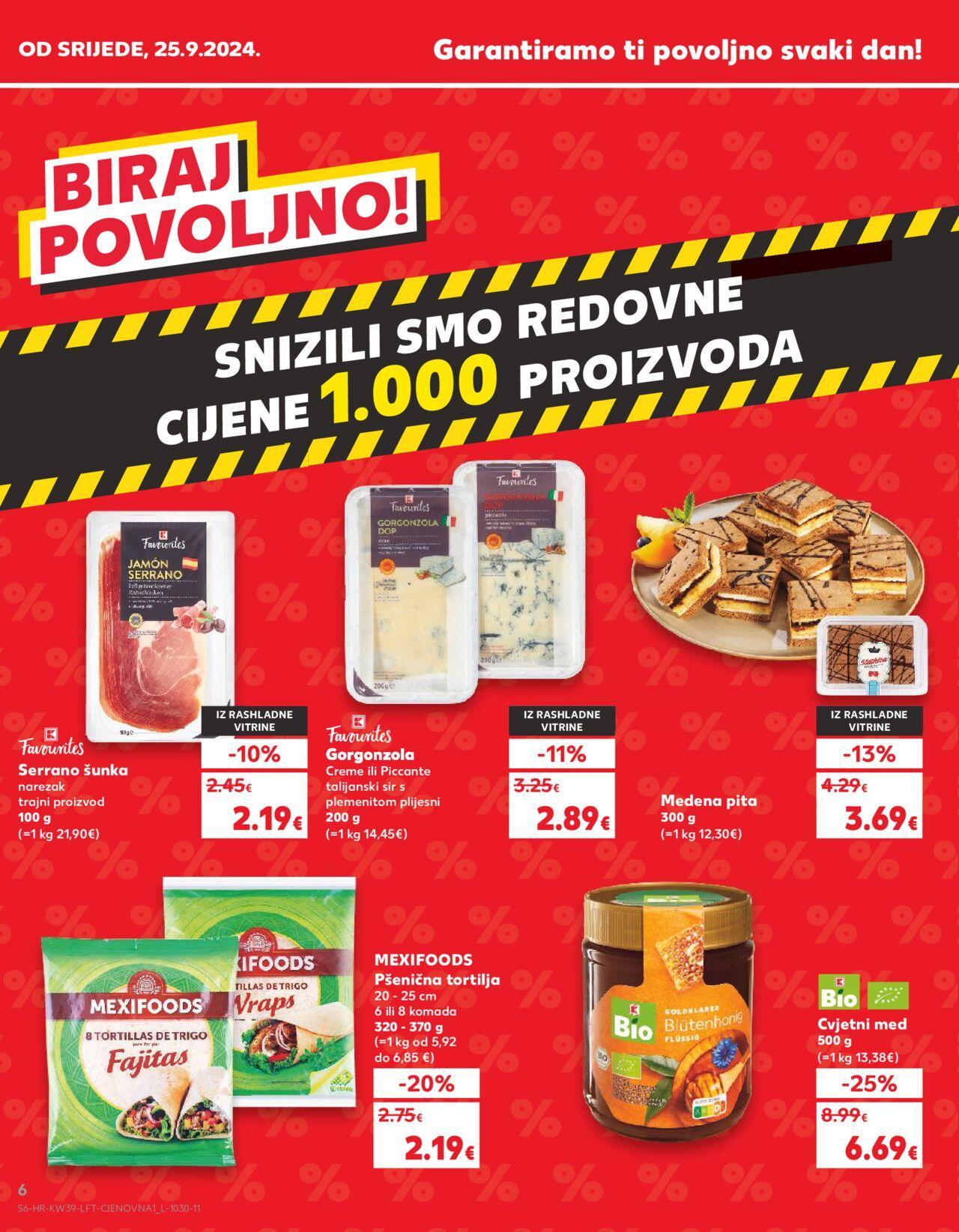 kaufland - Katalog Kaufland novi 25.09.2024 - 01.10.2024 - page: 6