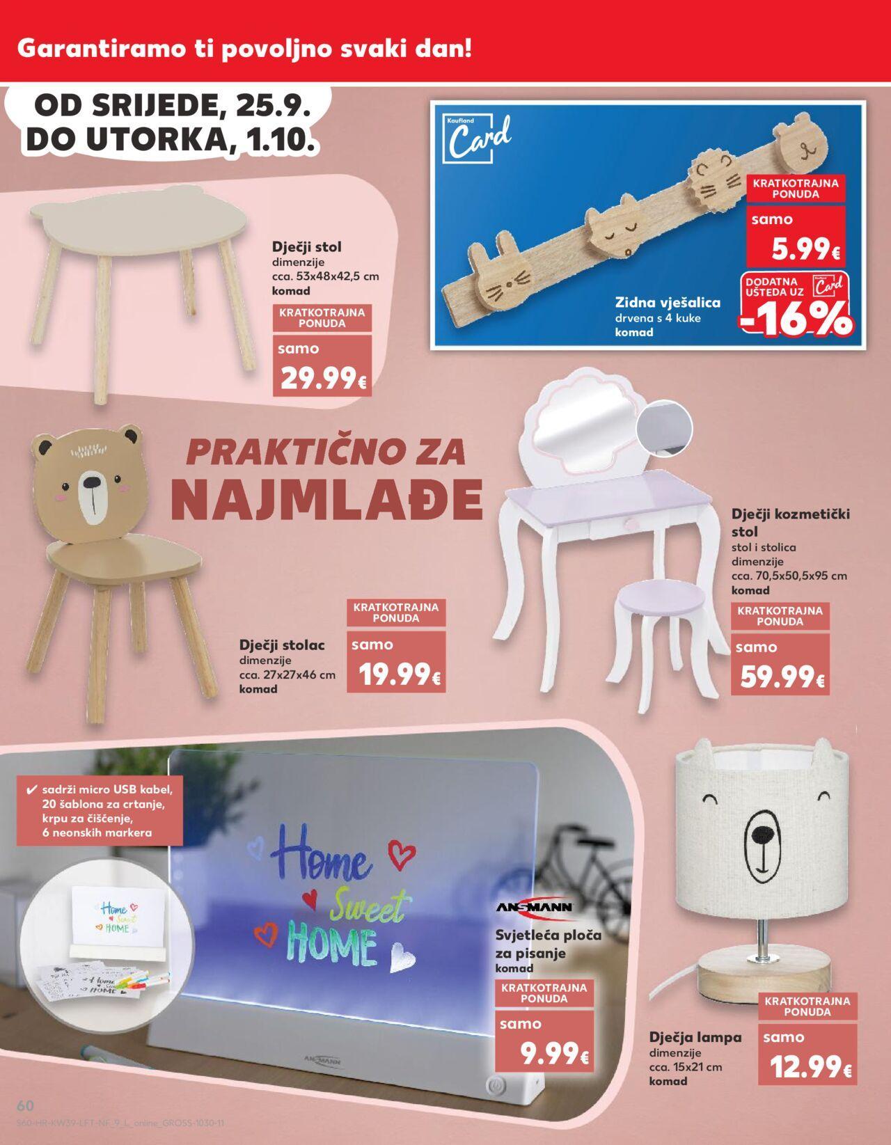 kaufland - Katalog Kaufland novi 25.09.2024 - 01.10.2024 - page: 60