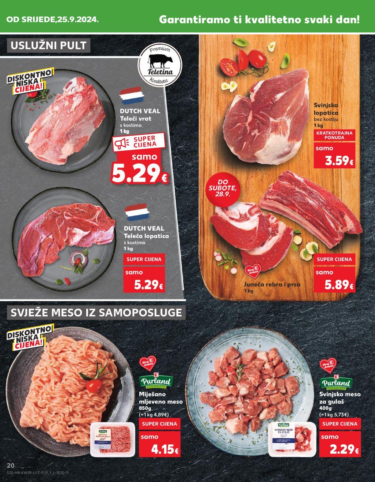 kaufland - Katalog Kaufland novi 25.09.2024 - 01.10.2024 - page: 20