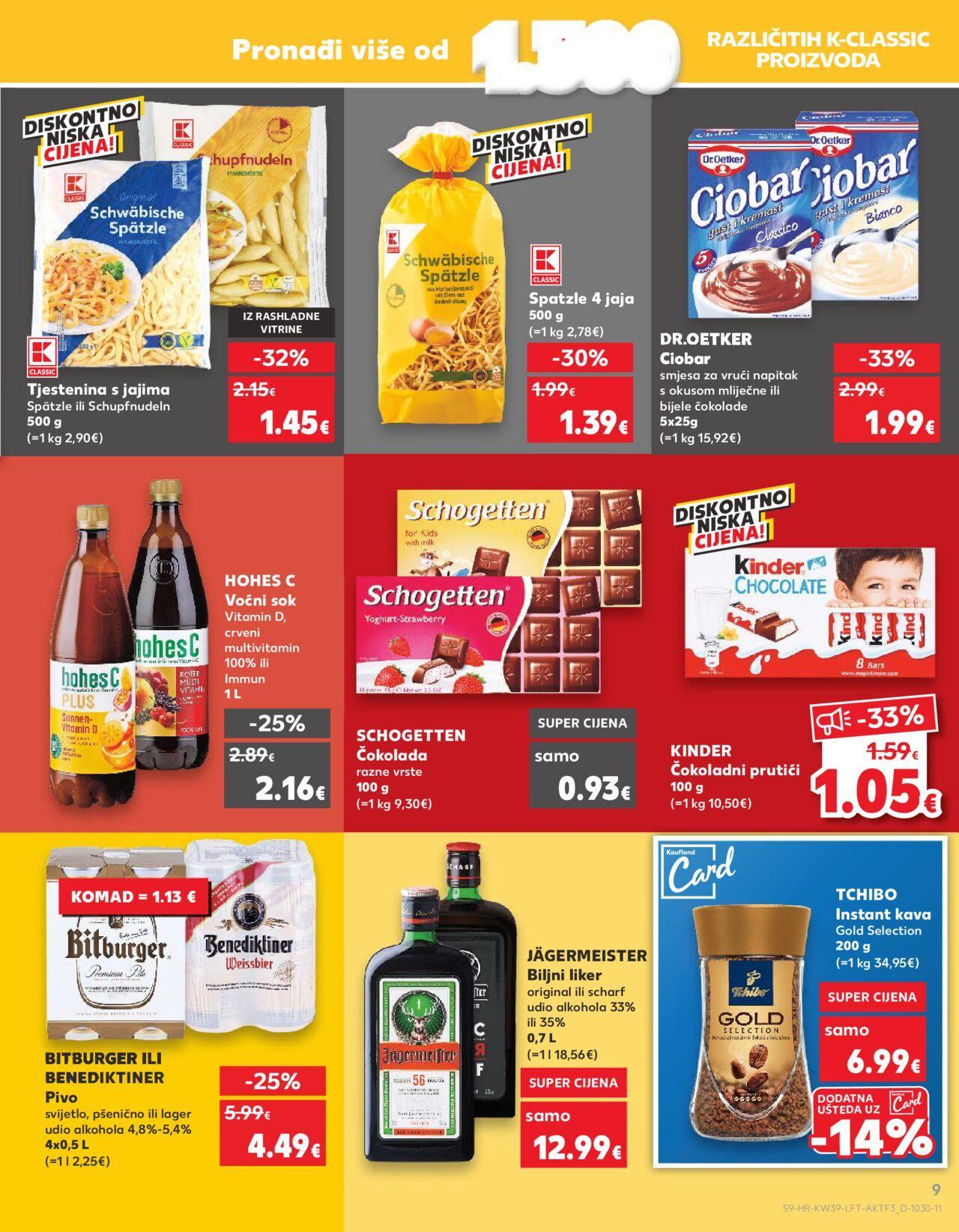 kaufland - Katalog Kaufland novi 25.09.2024 - 01.10.2024 - page: 9