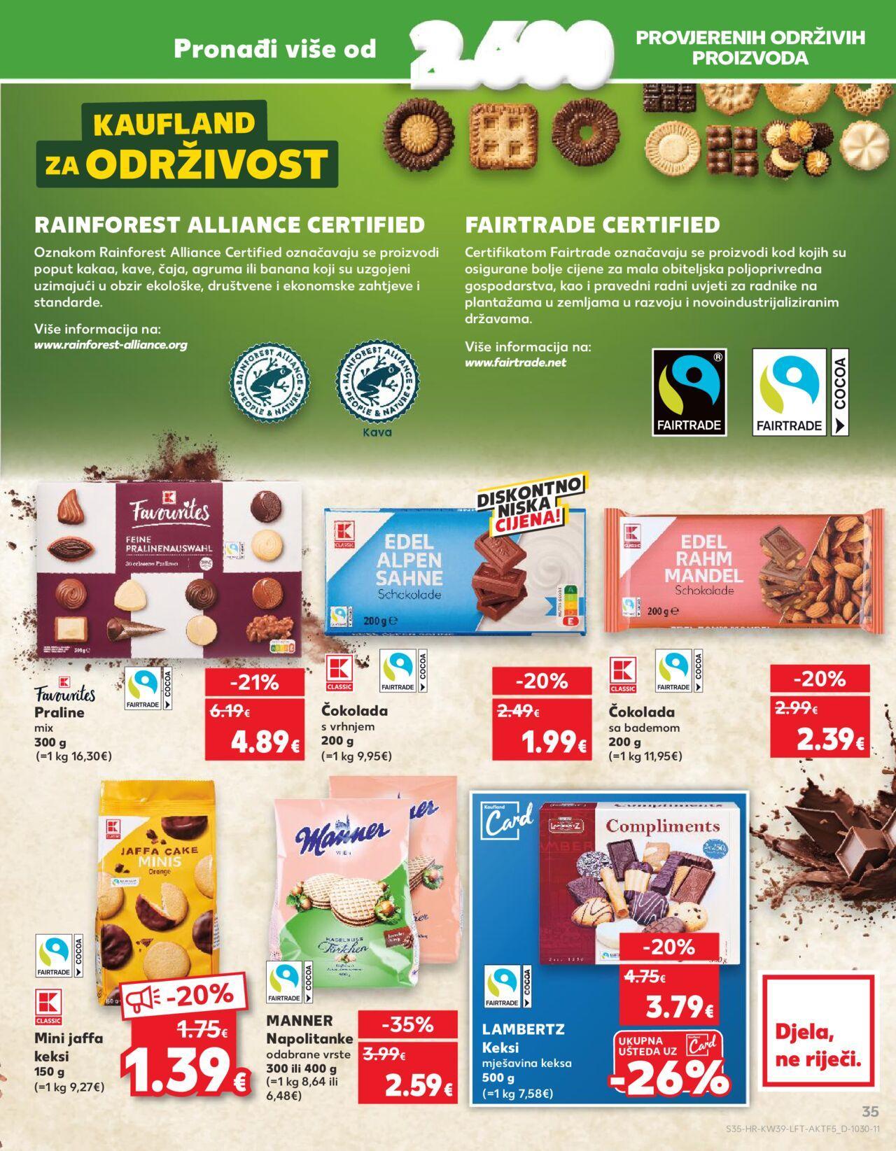 kaufland - Katalog Kaufland novi 25.09.2024 - 01.10.2024 - page: 35