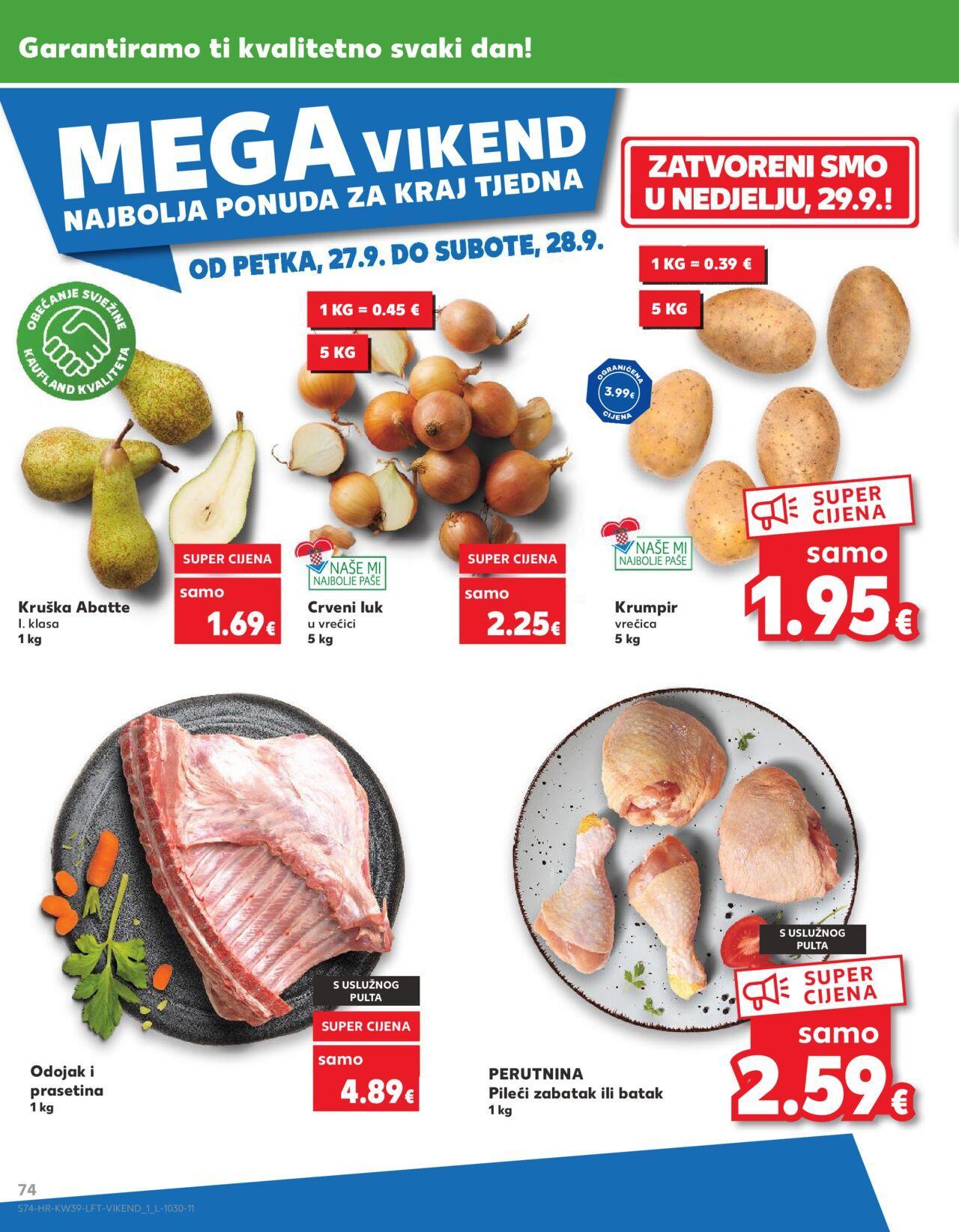 kaufland - Katalog Kaufland novi 25.09.2024 - 01.10.2024 - page: 74