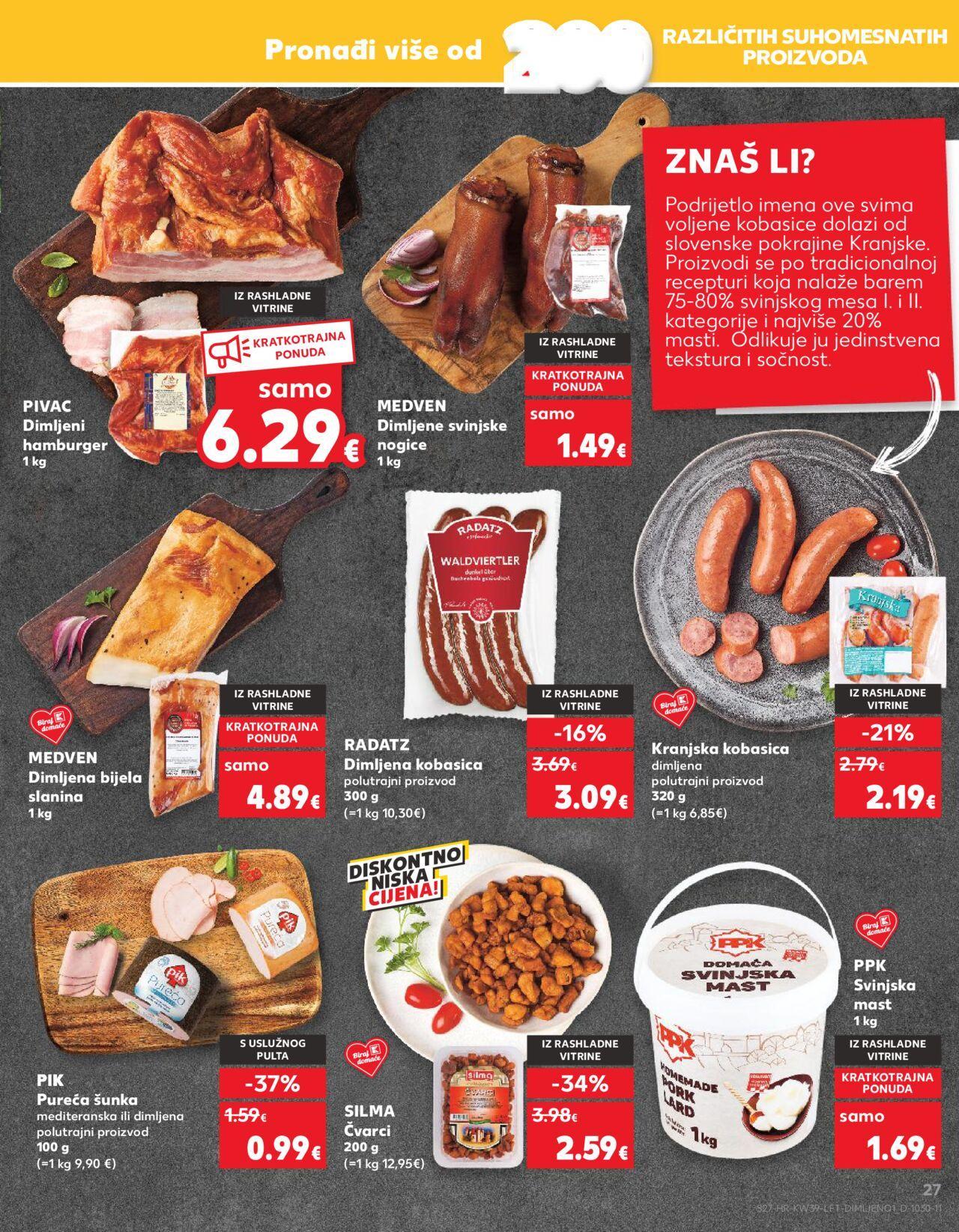 kaufland - Katalog Kaufland novi 25.09.2024 - 01.10.2024 - page: 27