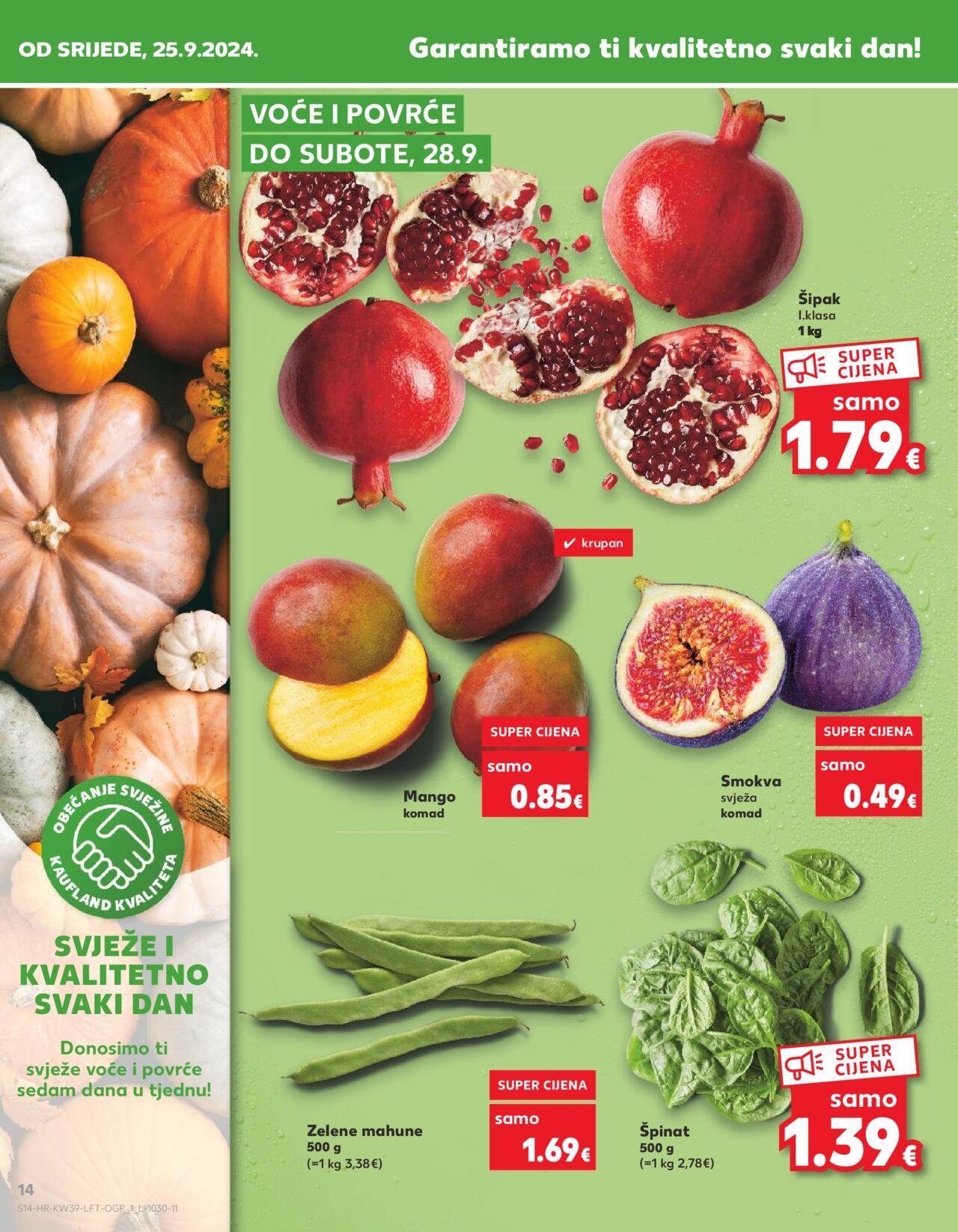 kaufland - Katalog Kaufland novi 25.09.2024 - 01.10.2024 - page: 14