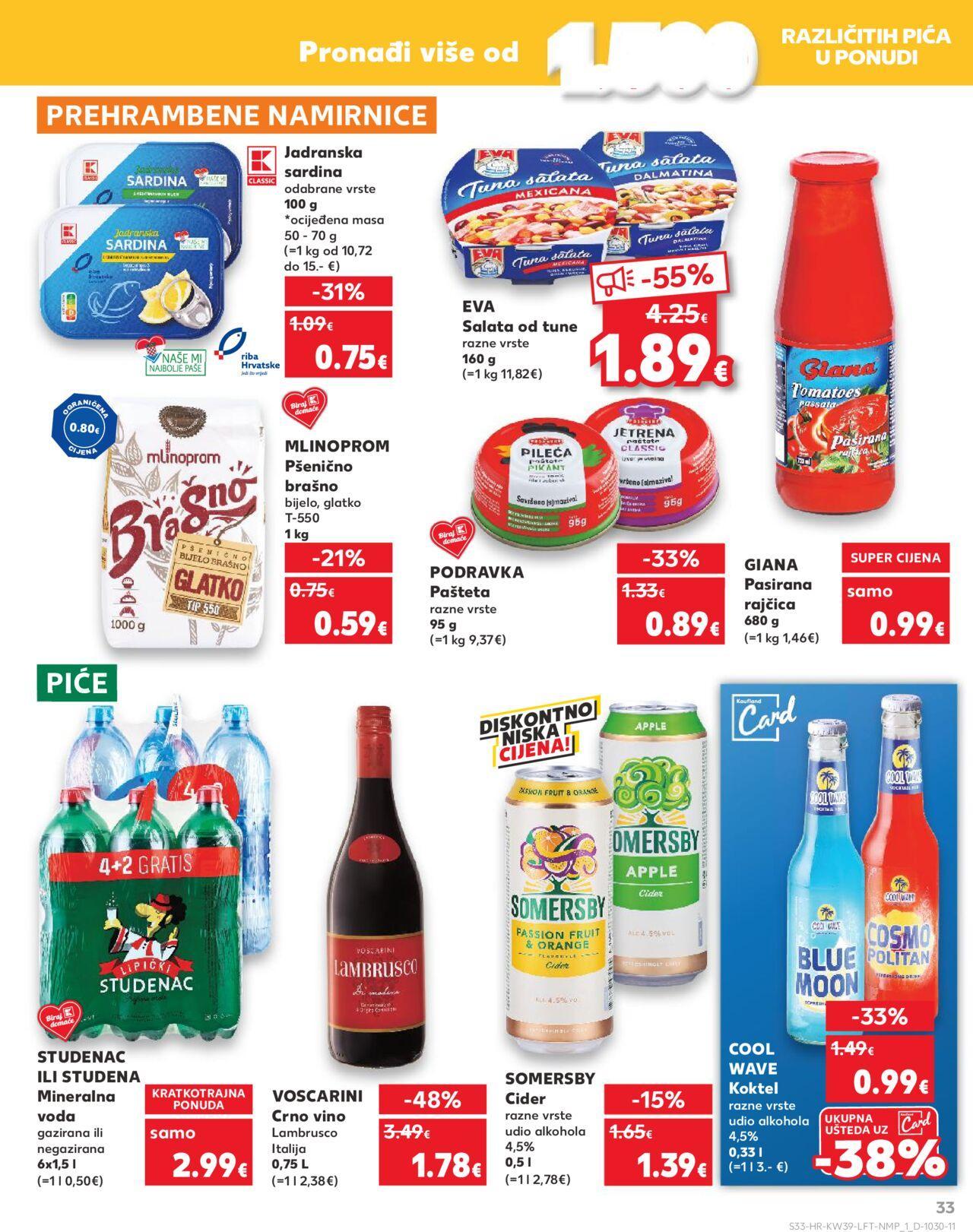 kaufland - Katalog Kaufland novi 25.09.2024 - 01.10.2024 - page: 33