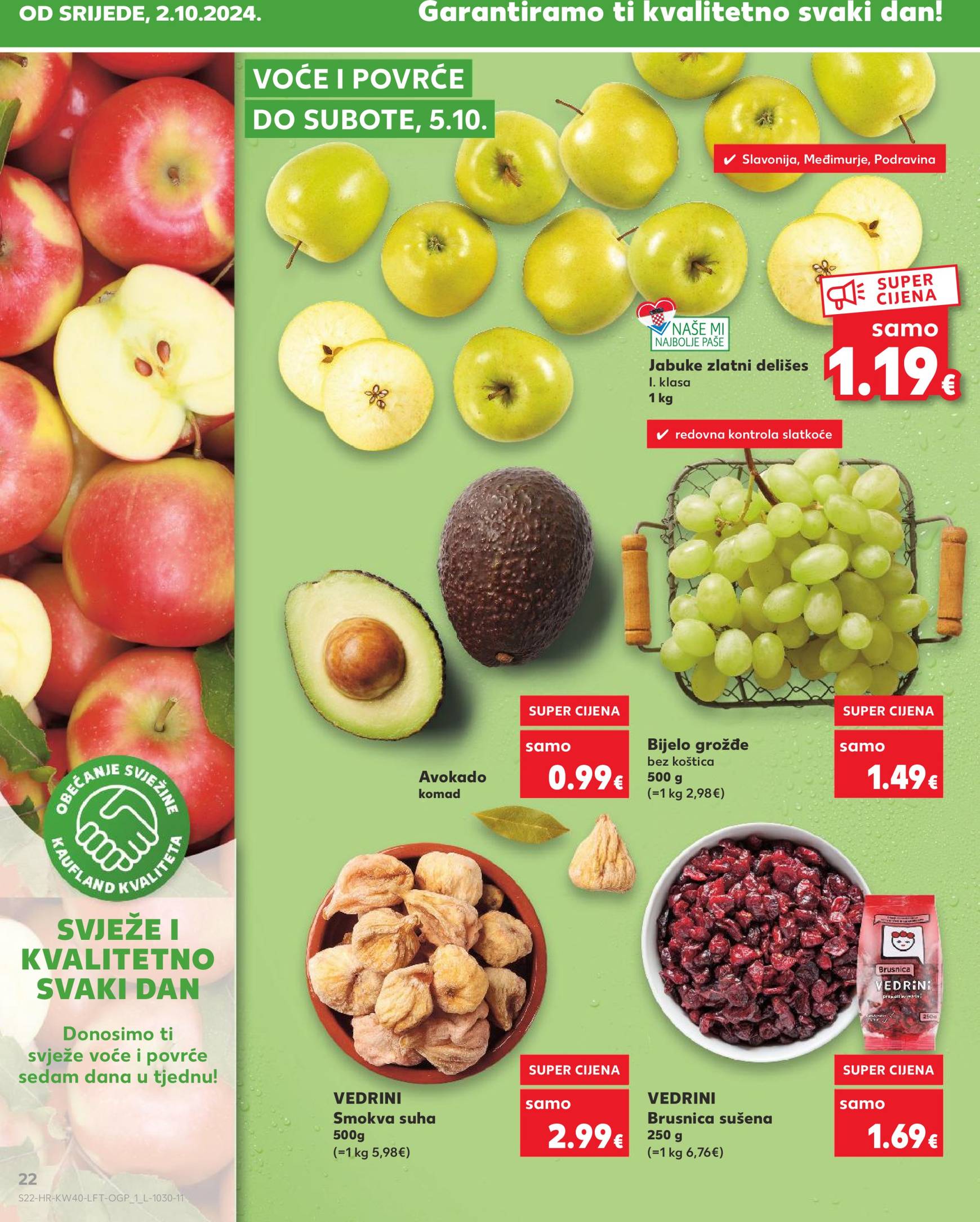 kaufland - Novi Kaufland katalog vrijedi od 02.10. do 08.10. - page: 22