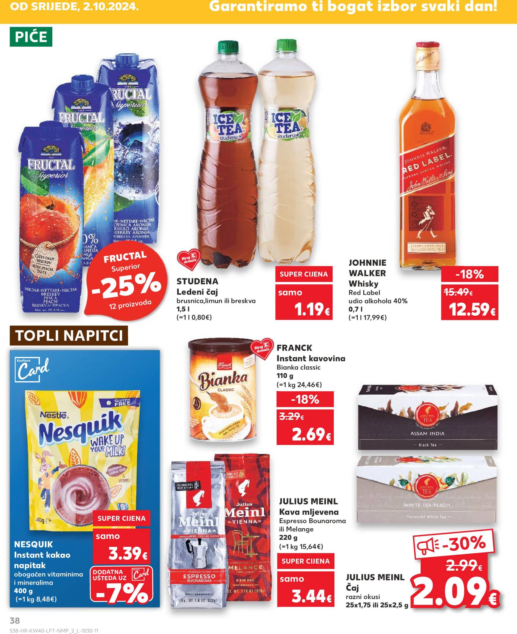 kaufland - Novi Kaufland katalog vrijedi od 02.10. do 08.10. - page: 38